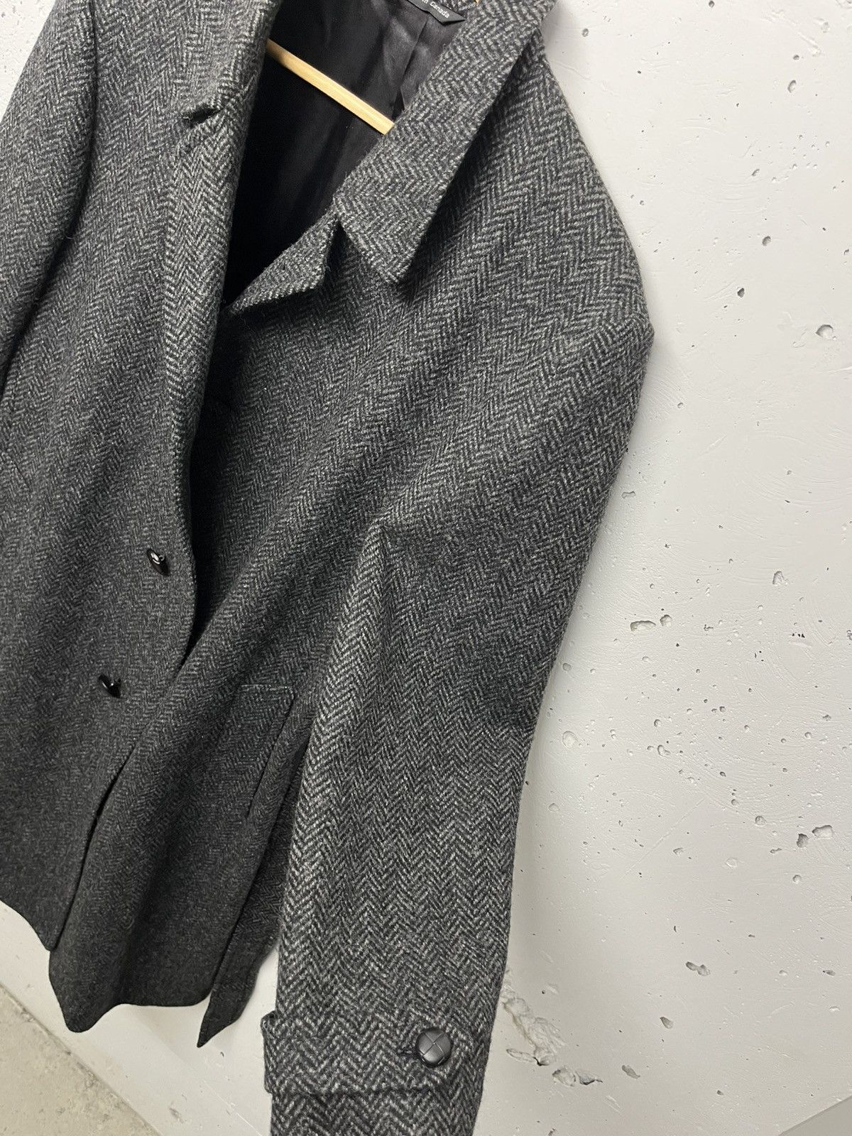 Vintage Vintage tweed balmacaan style overcoat Size US L / EU 52-54 / 3 - 5 Thumbnail