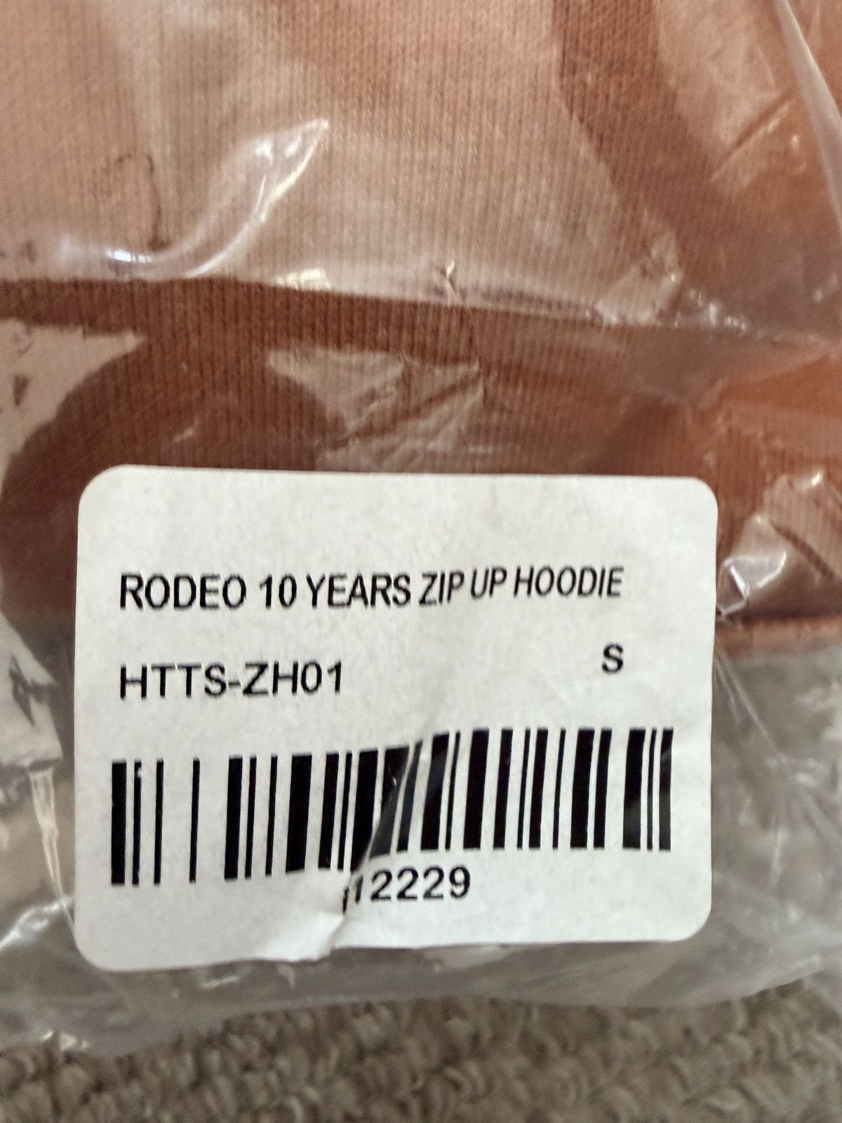 Travis Scott TRAVIS SCOTT RODEO 10 YEARS ZIP UP HOODIE Size US S / EU 44-46 / 1 - 2 Thumbnail