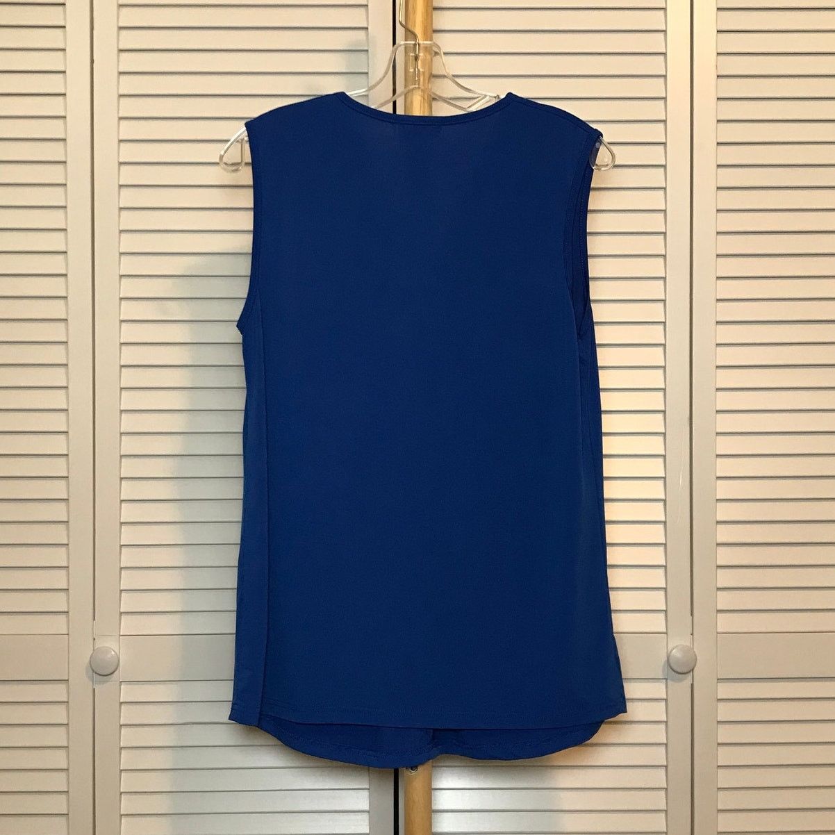Other Bulotus Center Gathered V-neck Sleeveless Stretch Blouse L Size L / US 10 / IT 46 - 2 Thumbnail