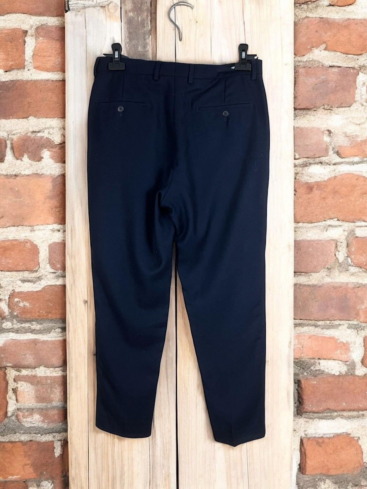 AMI Ami Navy Woolen trousers size 40 / L Size 32" / US 10 / IT 46 - 3 Thumbnail