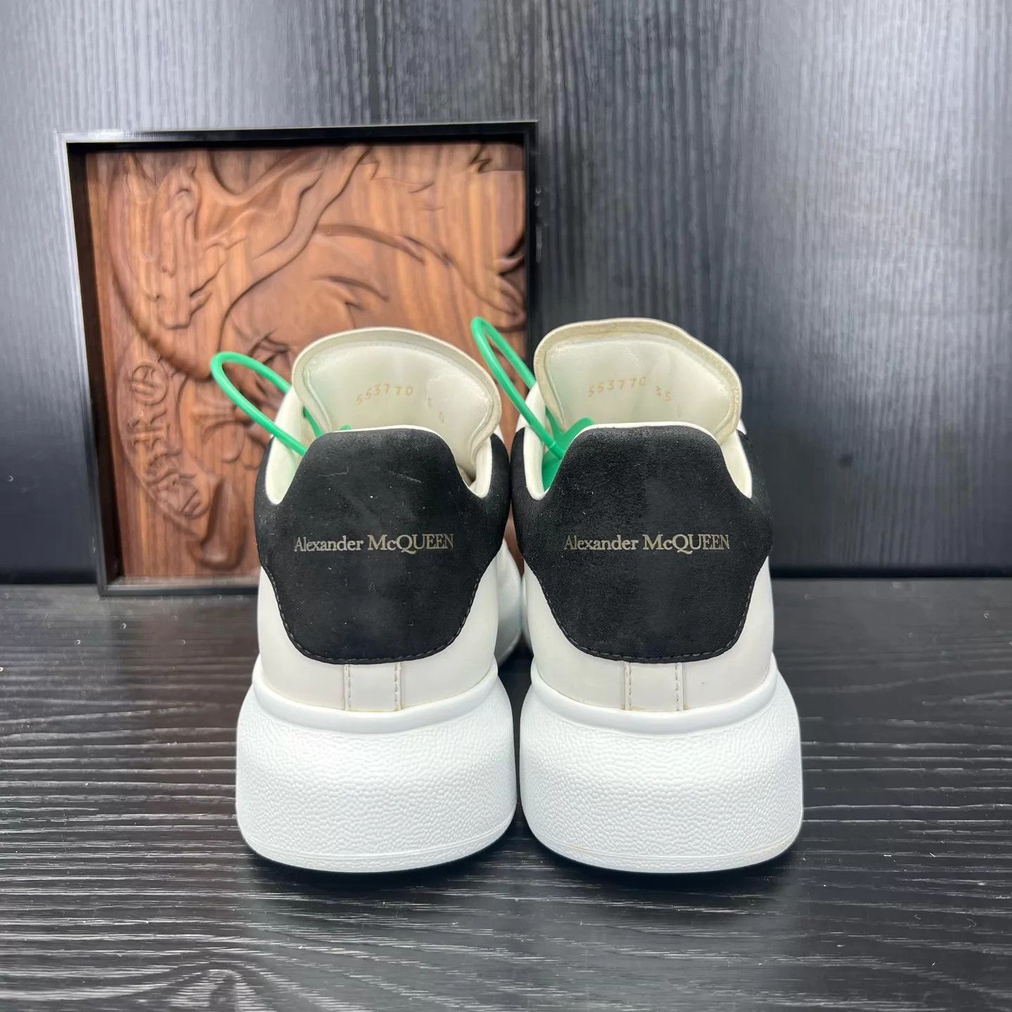 Alexander McQueen McQueen Women's Black Tail Suede 35 Size US 4.5 / IT 34.5 - 8 Thumbnail