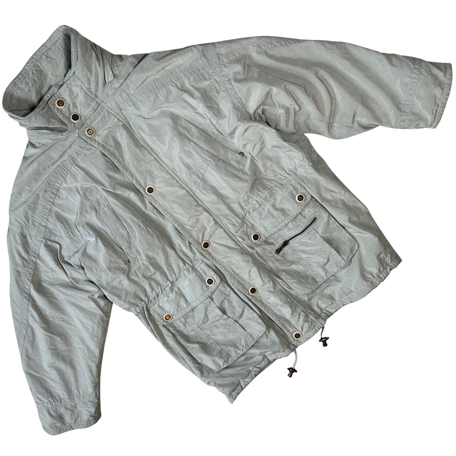 image of Vintage Klepper (Germany) Reflective Gore-Tex Parka Cement XL in Grey, Men's