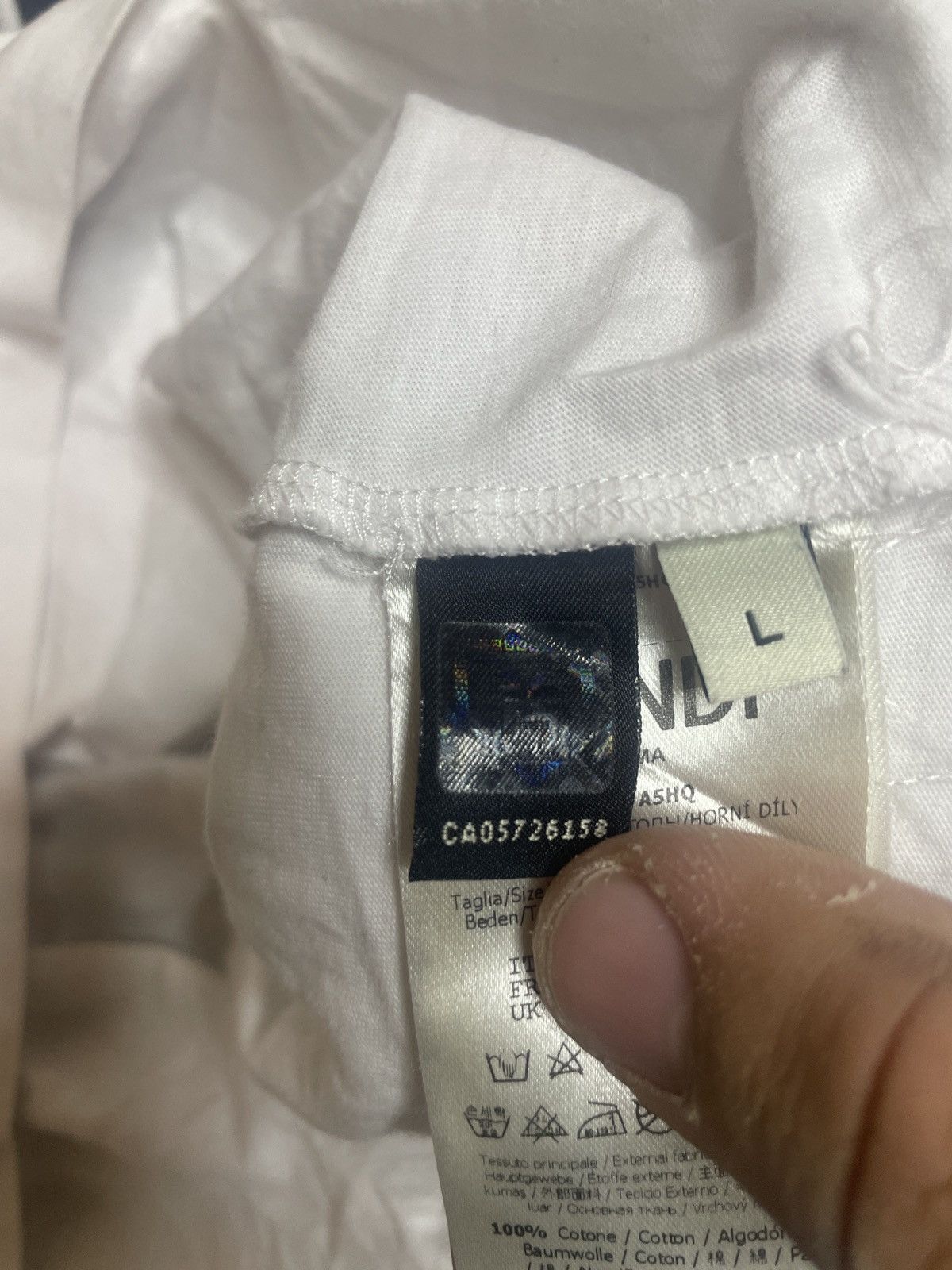 Fendi Fendi shirt size L Size US L / EU 52-54 / 3 - 3 Thumbnail