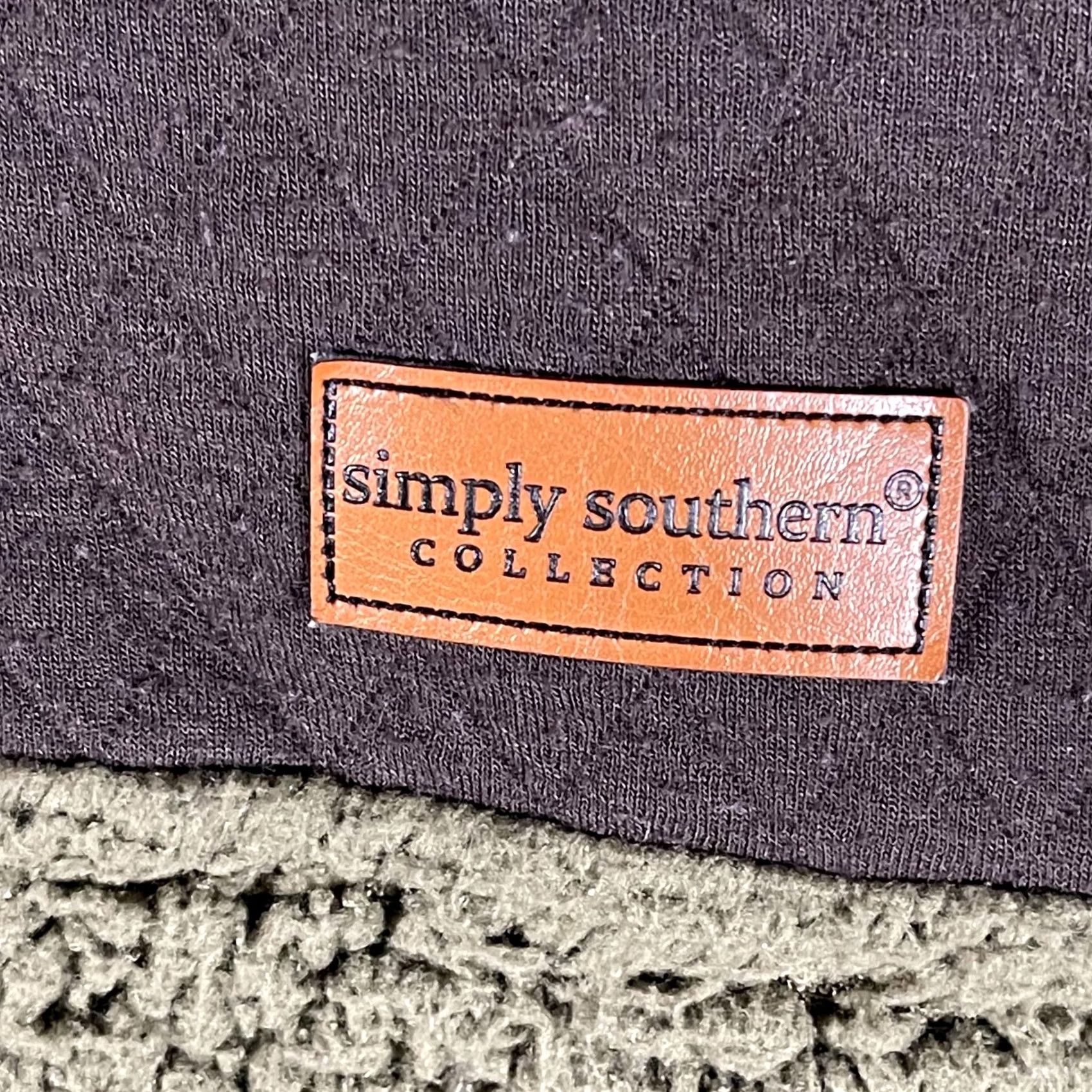 Vintage Simply Southern Sweater Womens XXL Brown Sherpa Fleece Mock Neck Pullover Size XXL / US 16-18 / IT 52-54 - 4 Thumbnail