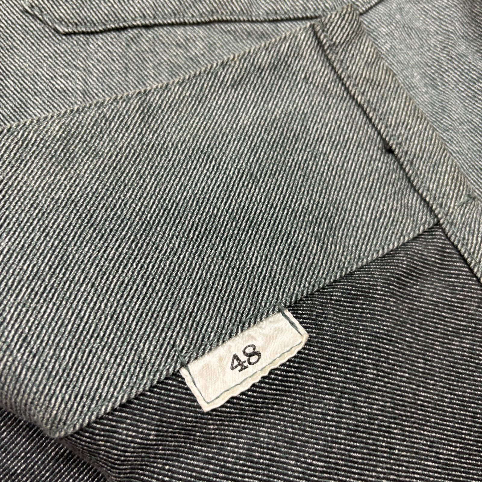 Vintage Vintage Swiss Army Denim Twill Work Shirt Jacket Shacket 48 Size US XL / EU 56 / 4 - 8 Thumbnail