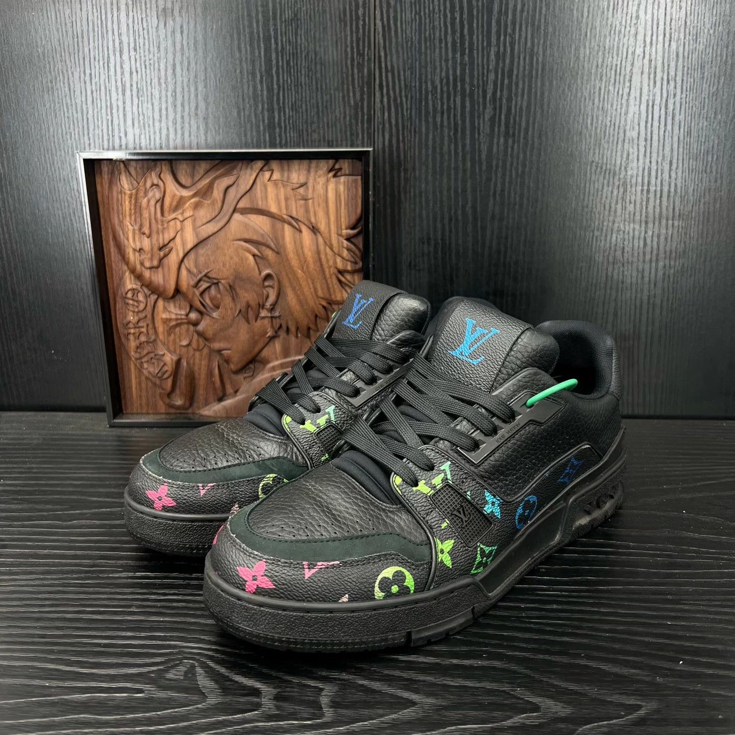 Louis Vuitton LV Trainer Black Colorblock US7/EUR41 Size US 8 / EU 41 - 1 Thumbnail