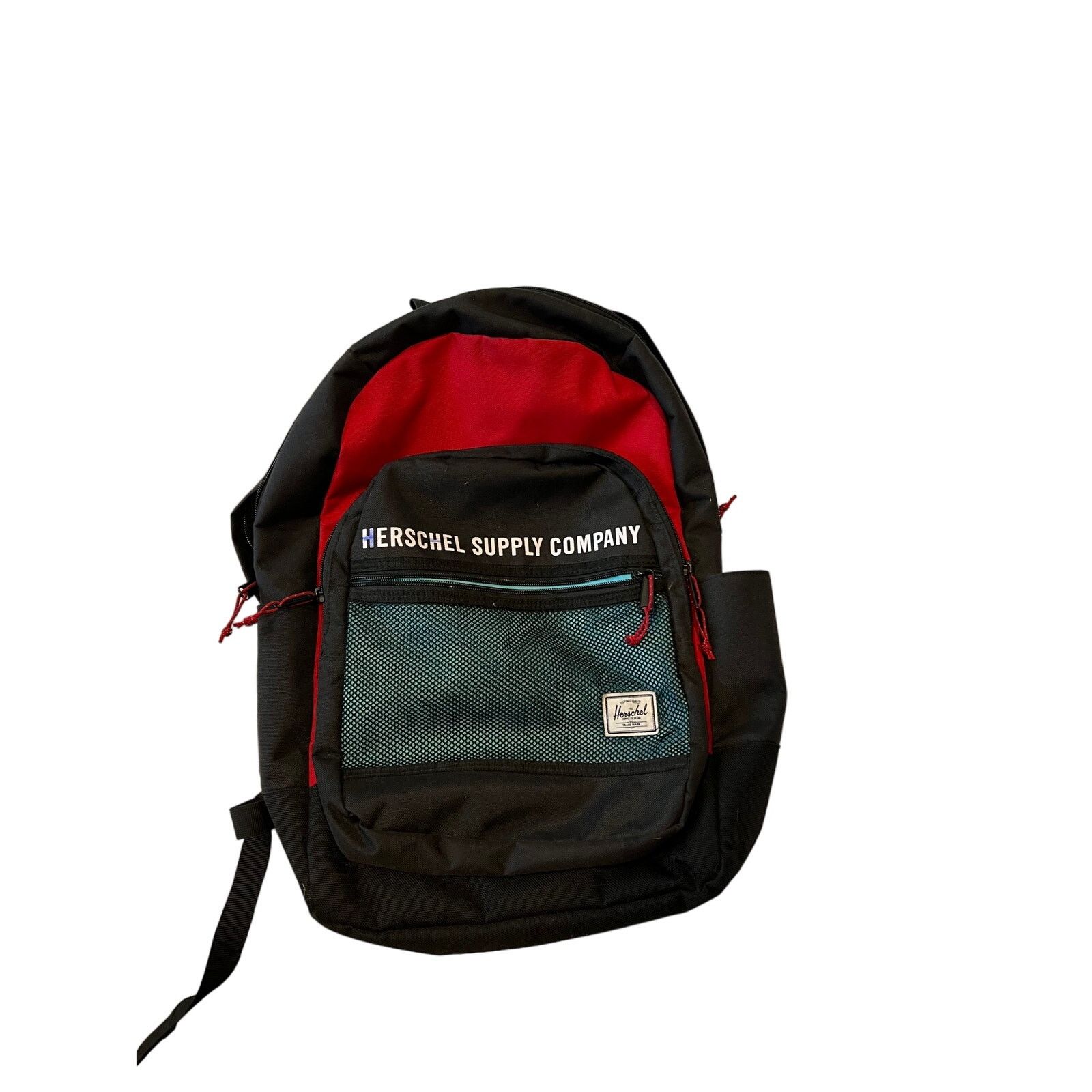 Herschel Supply Co. Herschel Supply Co Red Black Teal Backpack Size ONE SIZE - 1 Thumbnail