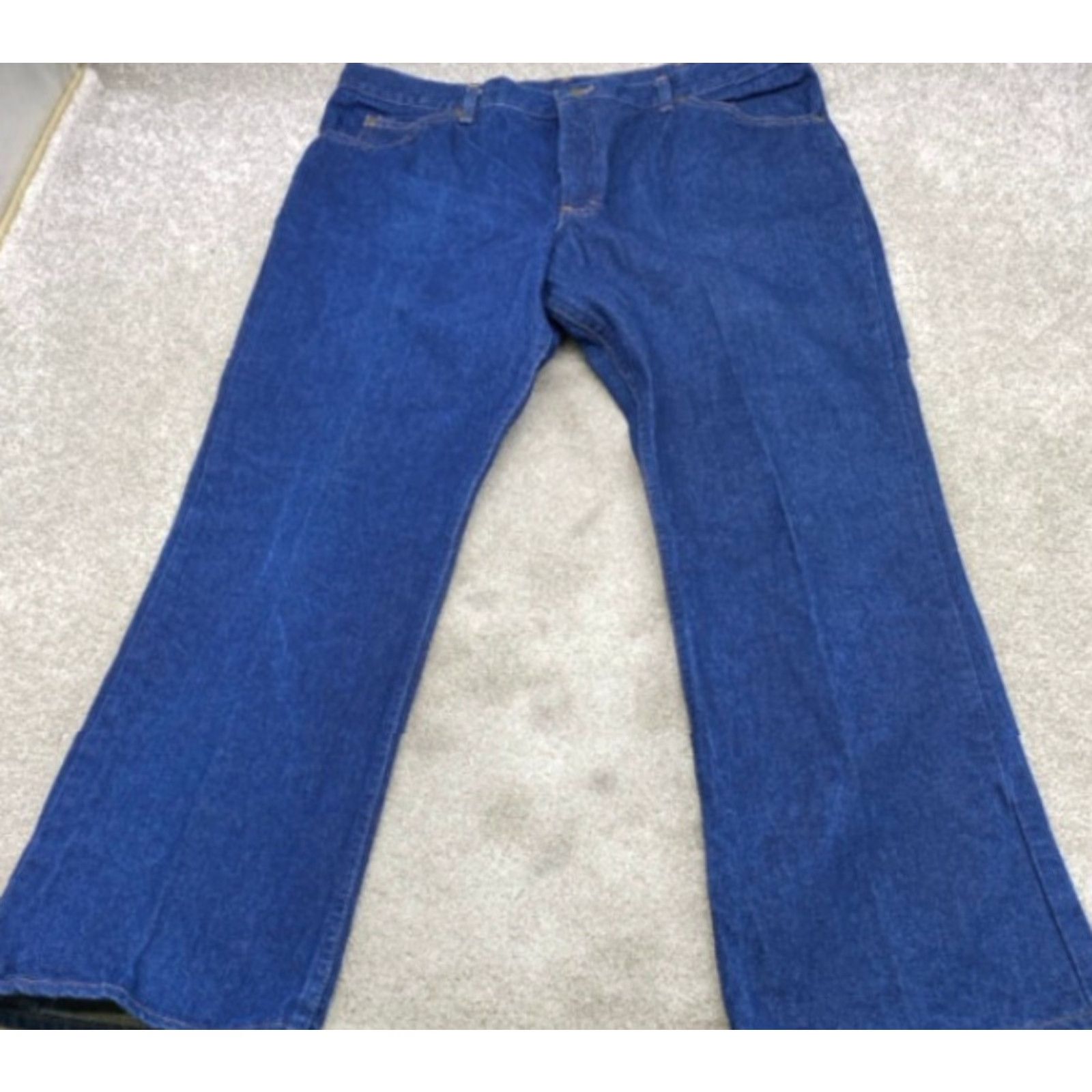 Lee VINTAGE Lee Riders Jeans Mens 42x30 Regular Fit Straight Leg 100% Cotton USA Jeans Mens 42 Blue 42x30 90s Style 5-Pocket Design Men Size US 42 / EU 58 - 2 Thumbnail