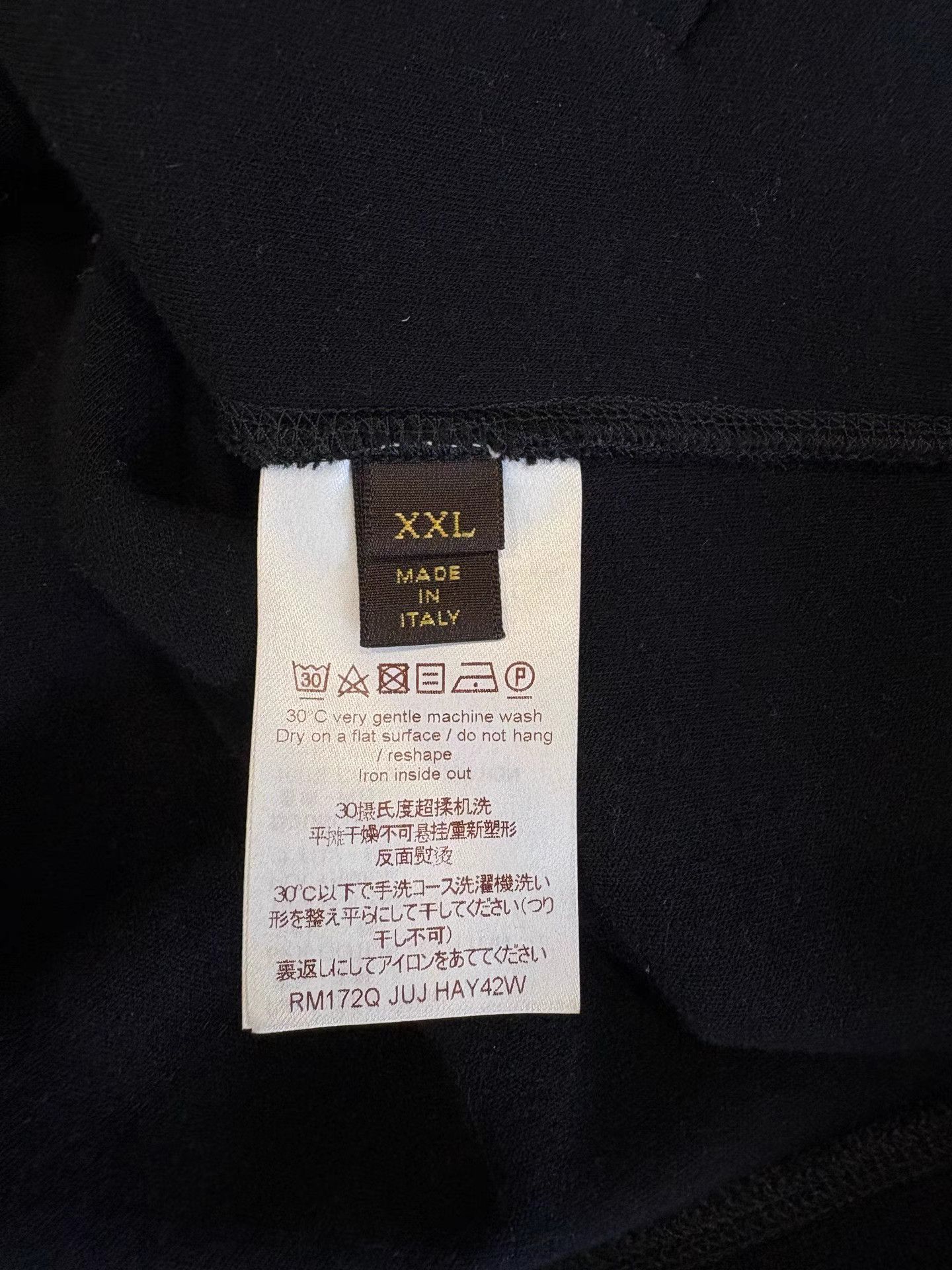 Louis Vuitton LOUIS VUITTON Black Zipper Jacket K1 Size US XXL / EU 58 / 5 - 4 Thumbnail