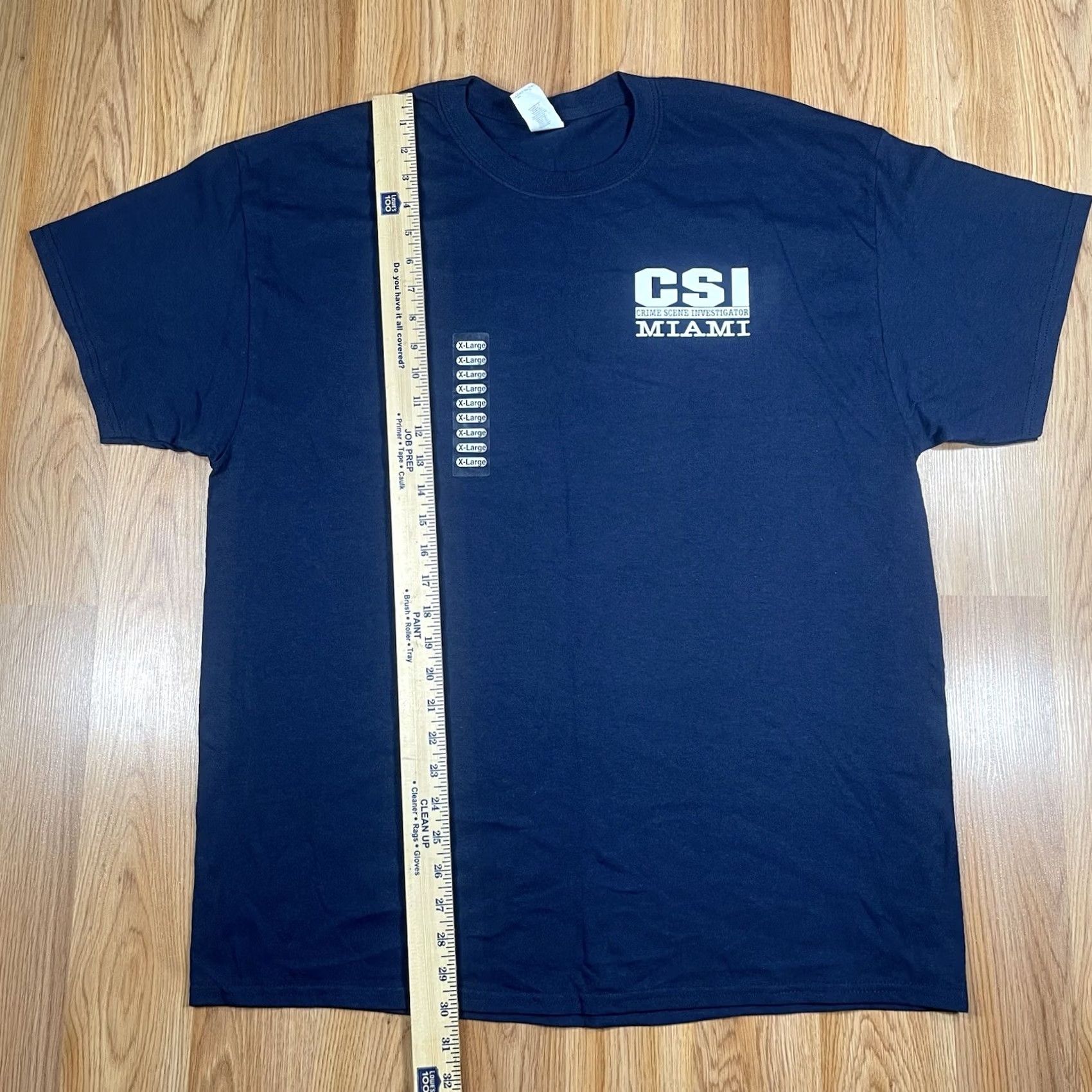 Gildan Gildan T-Shirt Mens XL Extra Large CrewNeck Short Sleeve Heavy Cotton CSI Miami Blue Classic Logo Summer Men’s T-Shirt XS? Size US XL / EU 56 / 4 - 3 Thumbnail