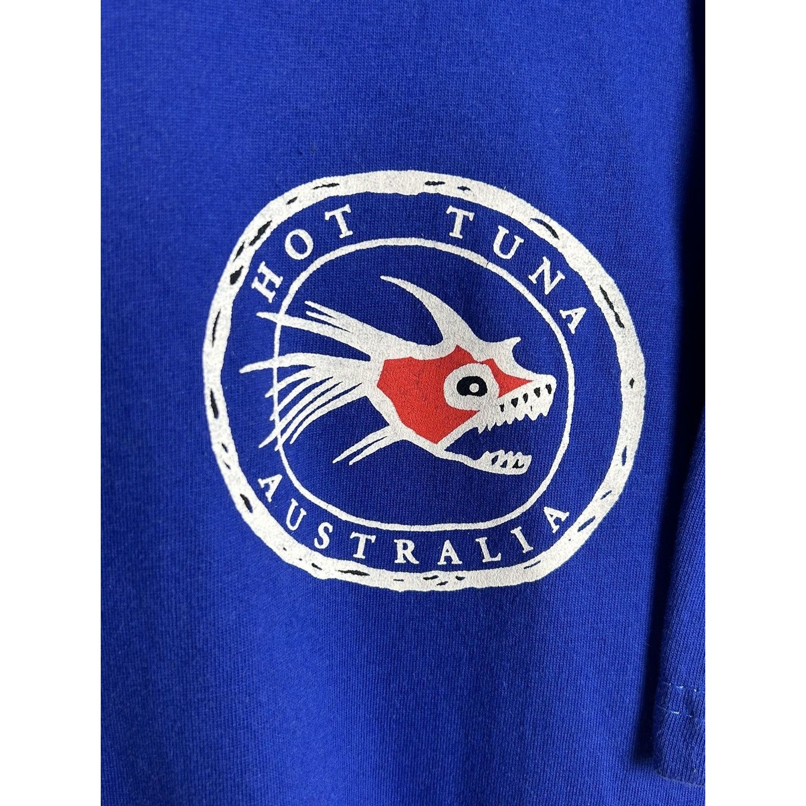 Hot Tuna 90s Vintage Hot Tuna Piranha Fish Surfing Gear T-Shirt Size US M / EU 48-50 / 2 - 5 Thumbnail