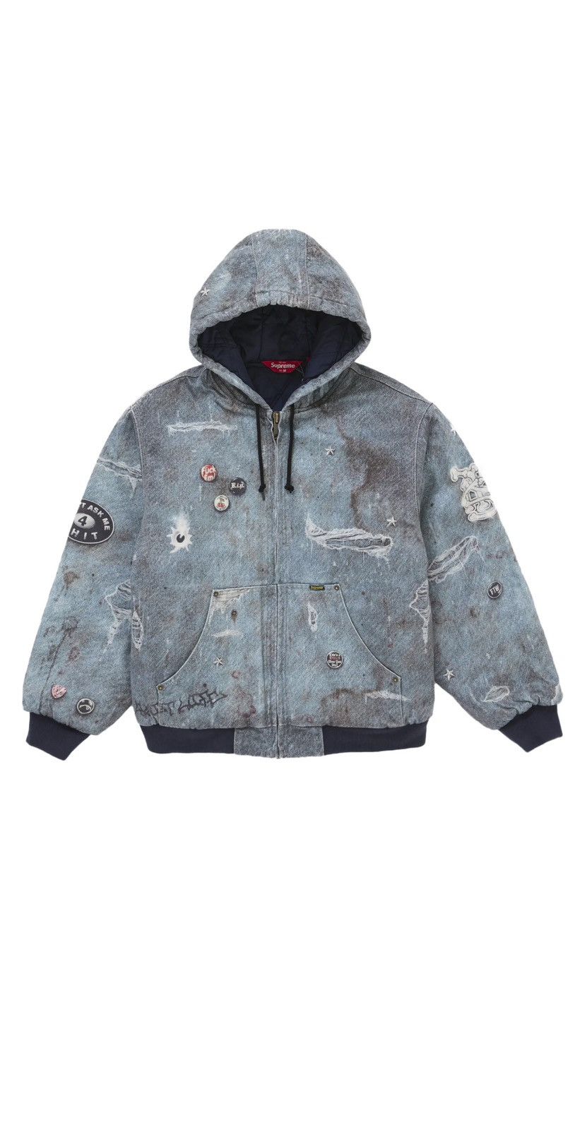HJR Trompe L'oeil Hooded Work Jacket Supreme HJR Trompe L'oeil