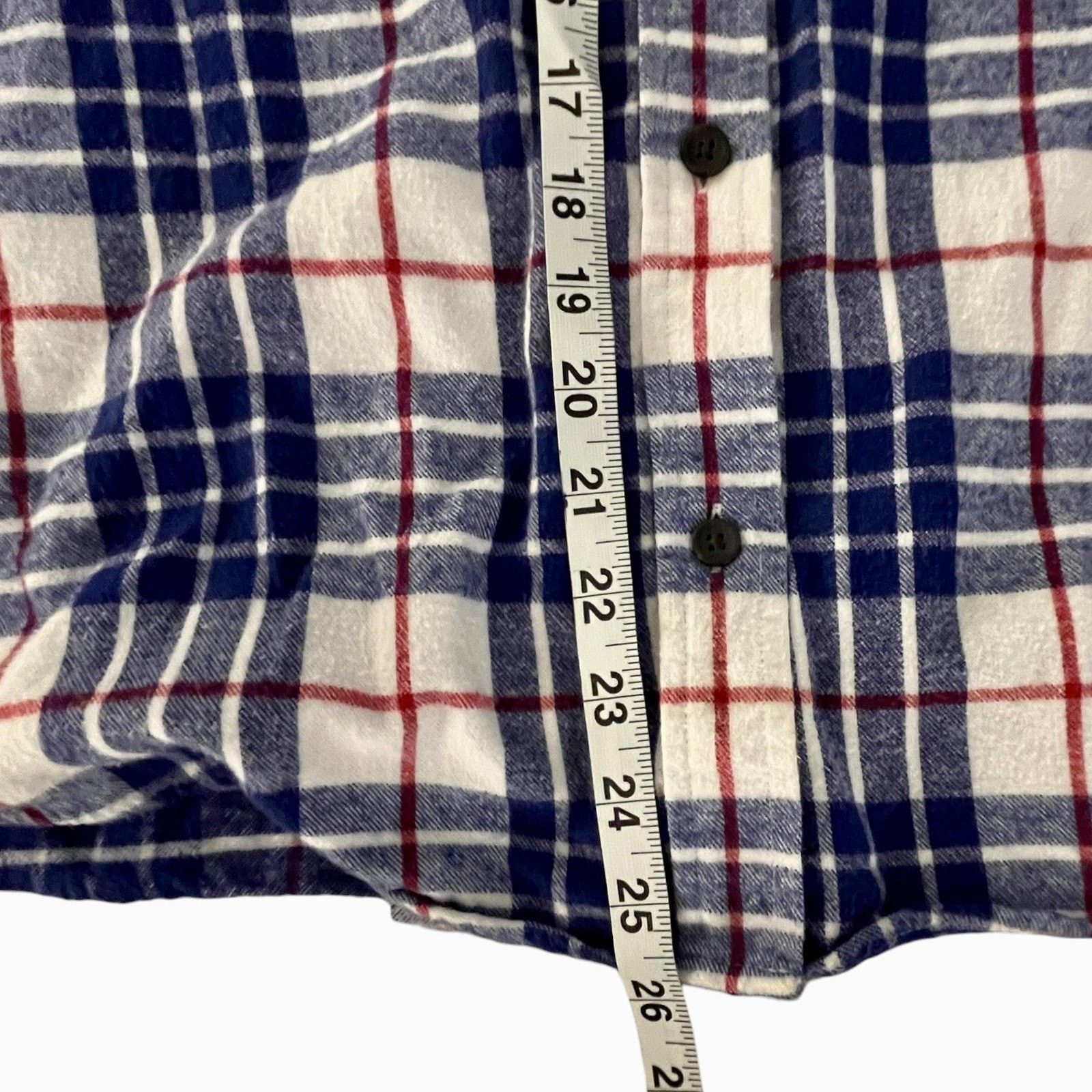 L.L. Bean L.L. Bean Shirt Mens M Blue Plaid Flannel long sleeve Size US M / EU 48-50 / 2 - 5 Thumbnail