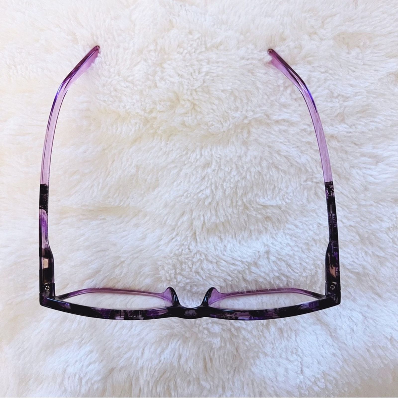 Other Eli Light Purple & Black Two Tone Reader Glasses Size ONE SIZE - 8 Thumbnail
