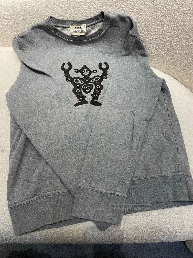 Hermes Hermes Sweatshirt, Grey Size US M / EU 48-50 / 2 - 1 Thumbnail