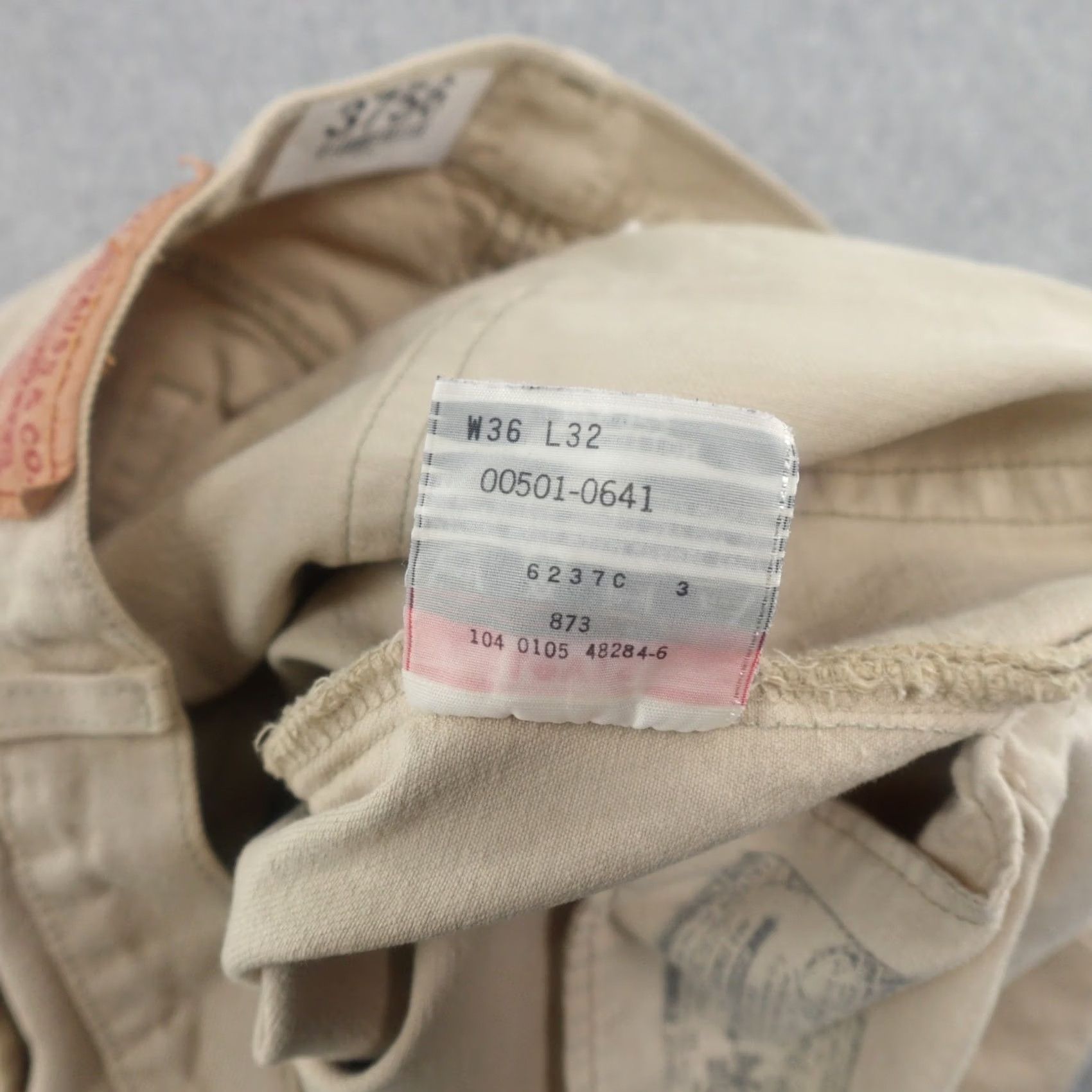 Levi's VINTAGE Levi's 501 Jeans Shirt? (adjusted to fit rules) Size US 36 / EU 52 - 5 Thumbnail
