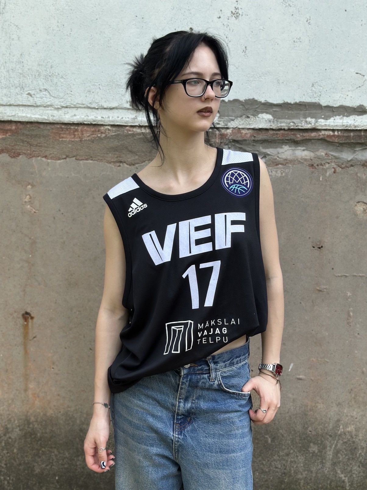 Adidas VTG Adidas Mans Tank Top Sleeves Size XL Riga VEF 17 Players Size US XL / EU 56 / 4 - 1 Thumbnail