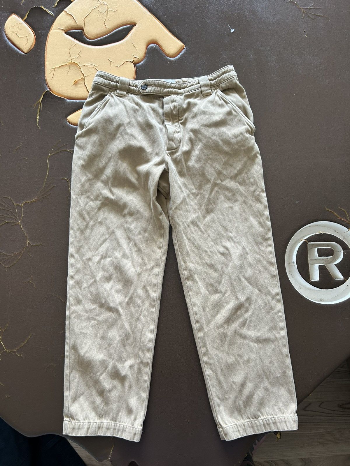 Kenzo Kenzo Khaki Casual Pants With Multi button closure Size US 30 / EU 46 - 1 Thumbnail