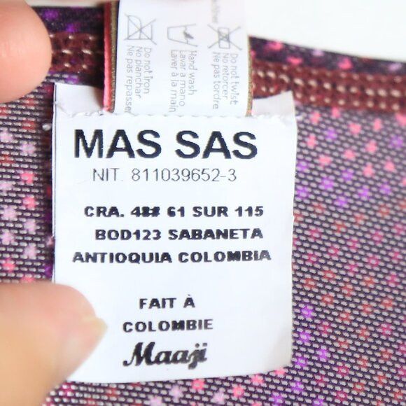 Other Maaji Danza Swimsuit Multicolor Floral Short Sleeve Coverup Size S / US 4 / IT 40 - 6 Thumbnail