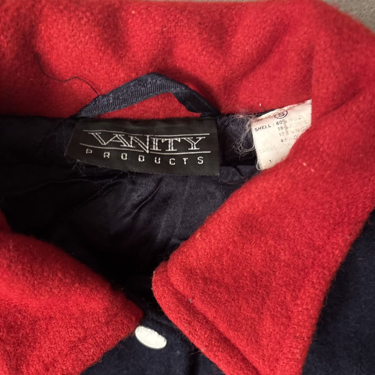Vintage 80s University Indigo Joes Navy Wool Varsity Jacket Size US S / EU 44-46 / 1 - 4 Thumbnail