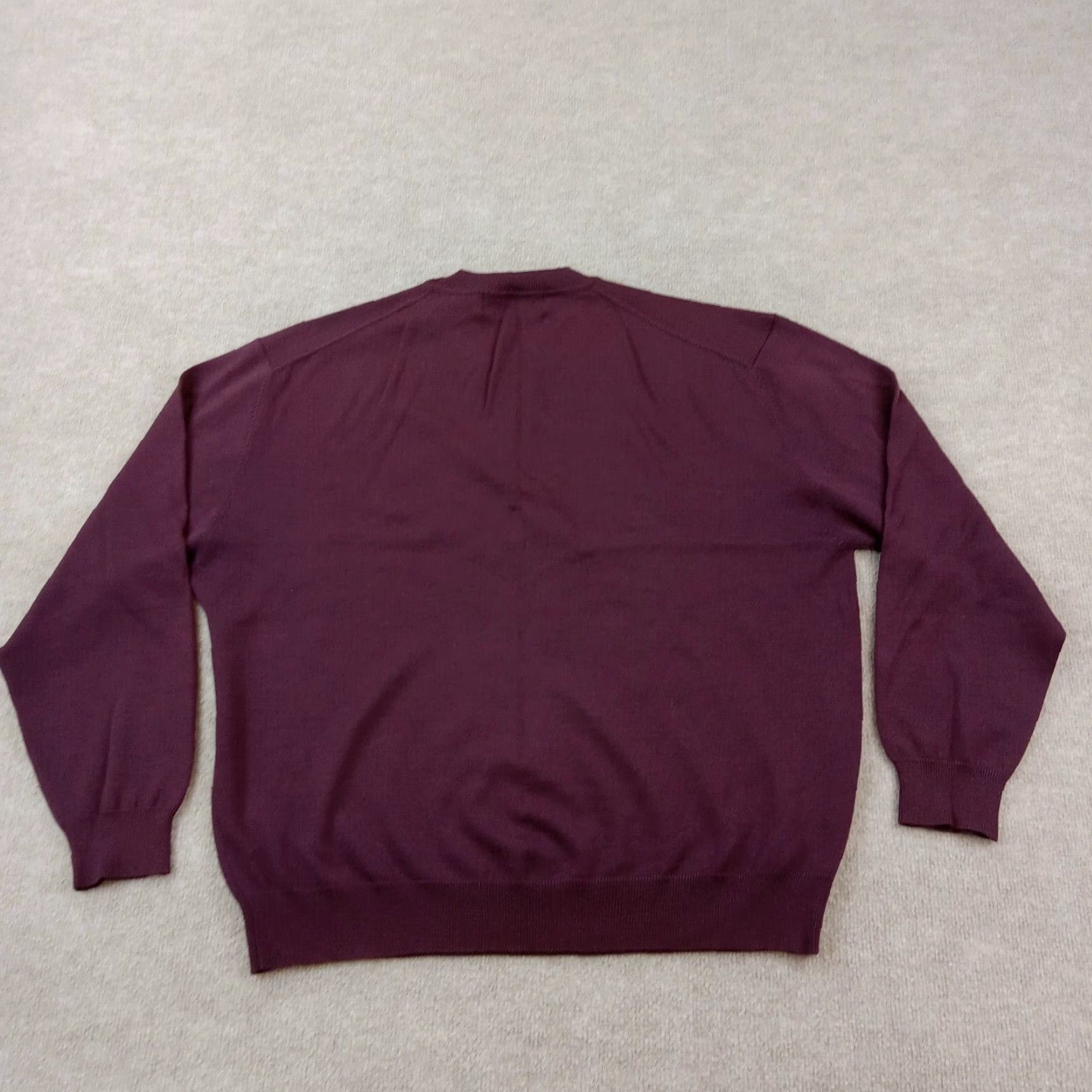 Vintage Fairway & Greene Sweater Mens XL Red Crew Neck Pullover Lightweight Wool Size US XL / EU 56 / 4 - 8 Thumbnail