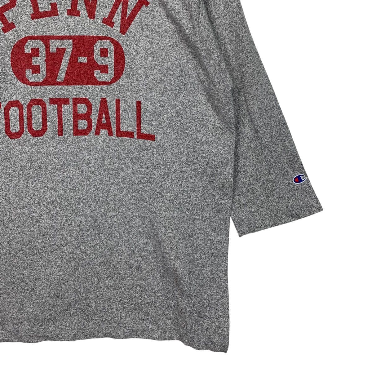 Champion 90’s CHAMPION Penn Football Cotton Rayon 3q Tees #2612-C117 Size US XL / EU 56 / 4 - 4 Thumbnail