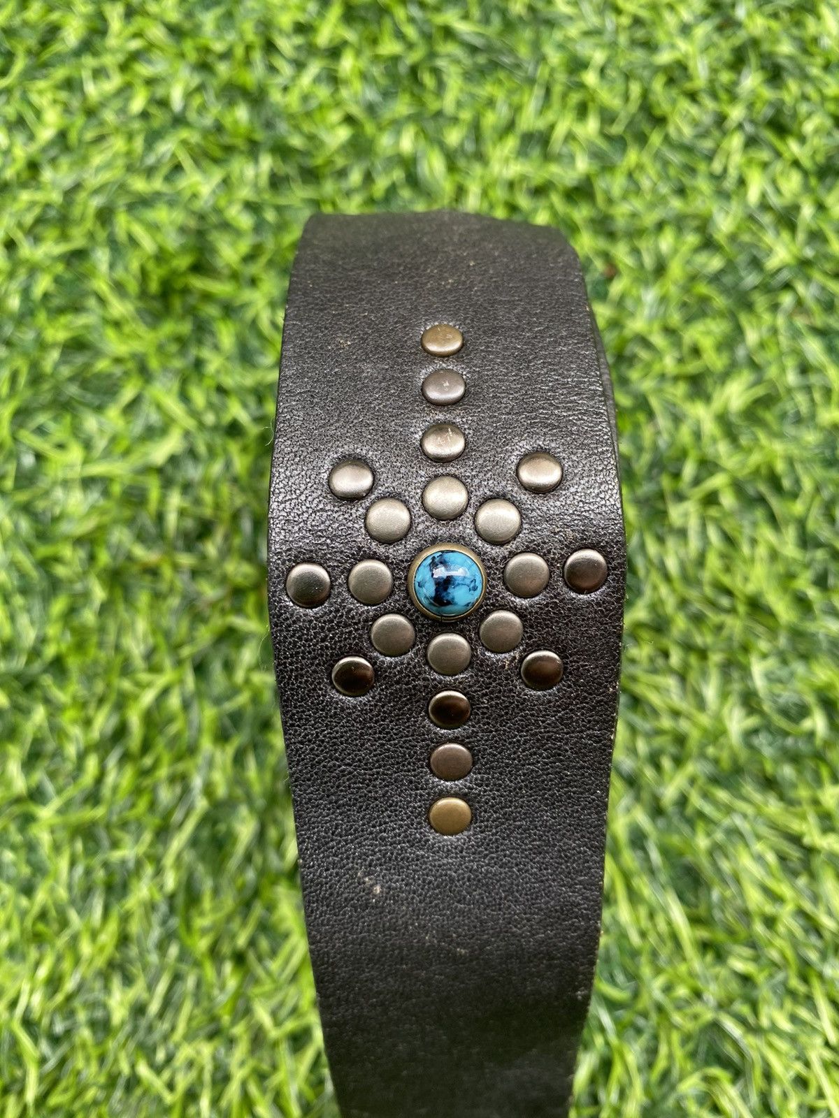 Seditionaries Vintage MADE GENUINE LEATHER PUNK ROCK Belt nice design Size ONE SIZE - 17 Thumbnail