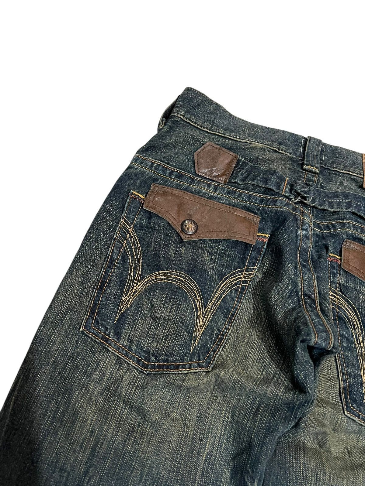 Edwin Flare Jean Vintage Edwin Blue Trip Tokyo Japan Mud Wash Jean Size US 28 / EU 44 - 7 Thumbnail