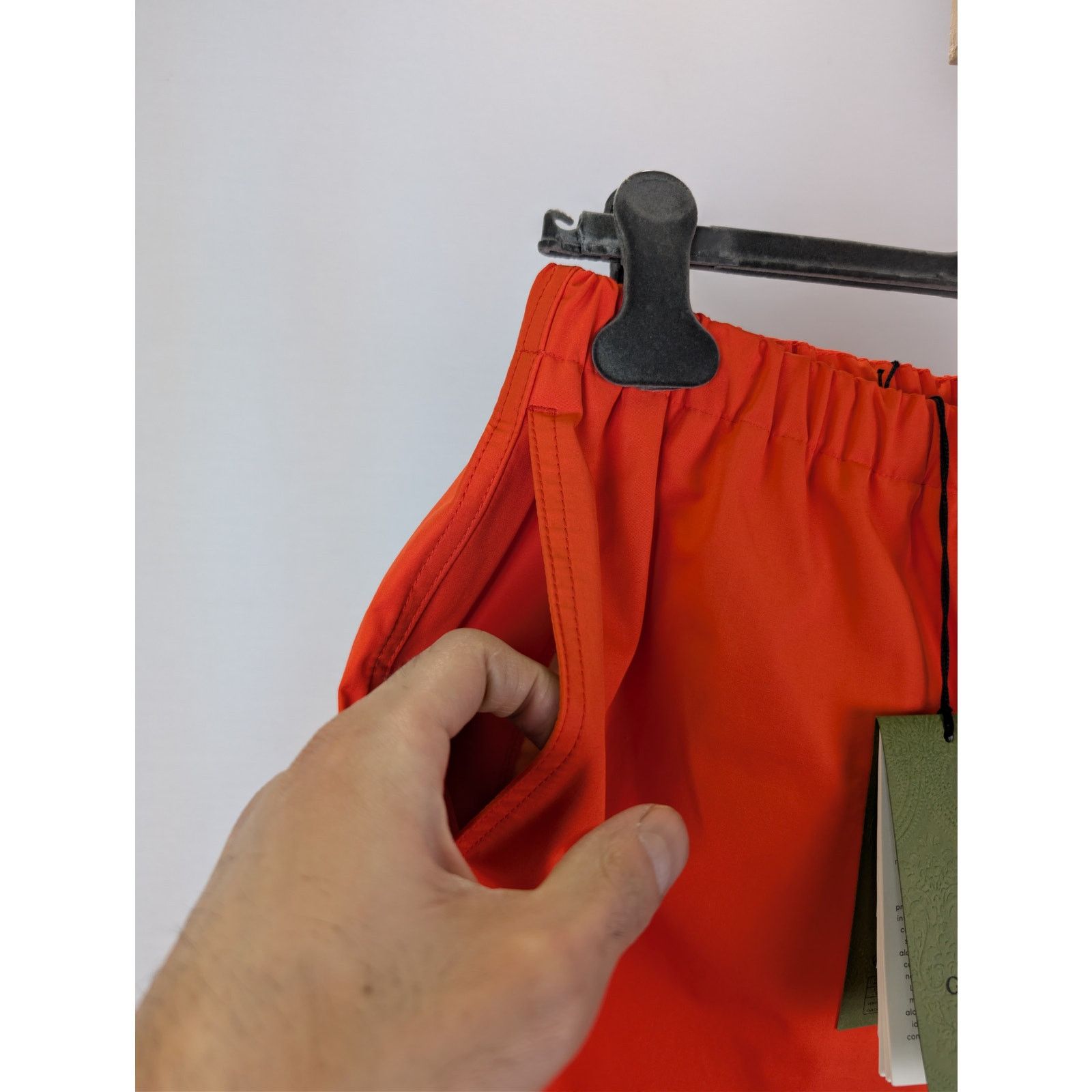 Gucci o1rshd1 Drawstring Nylon Pants Sweatpants trousers in Orange Size US 30 / EU 46 - 6 Thumbnail