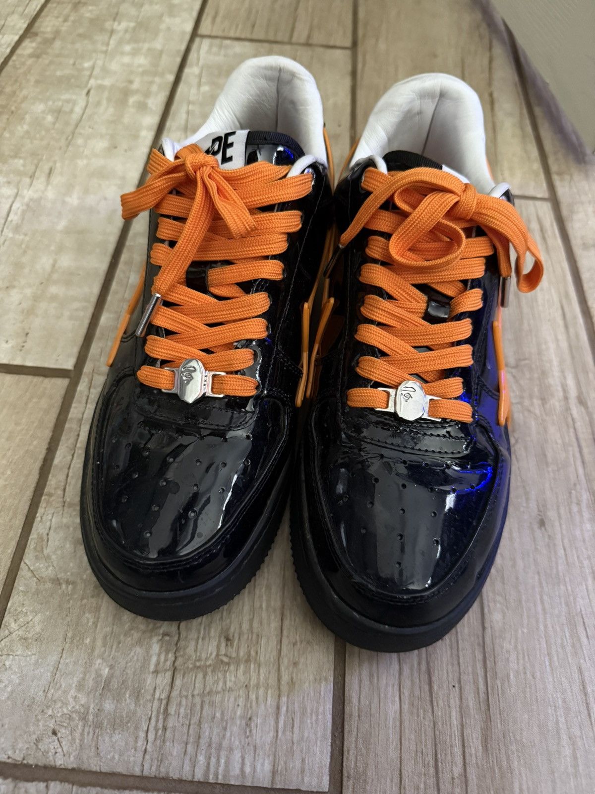 Bape BAPEsta Limited Edition Complexcon Black & Orange Size US 9.5 / EU 42-43 - 2 Thumbnail