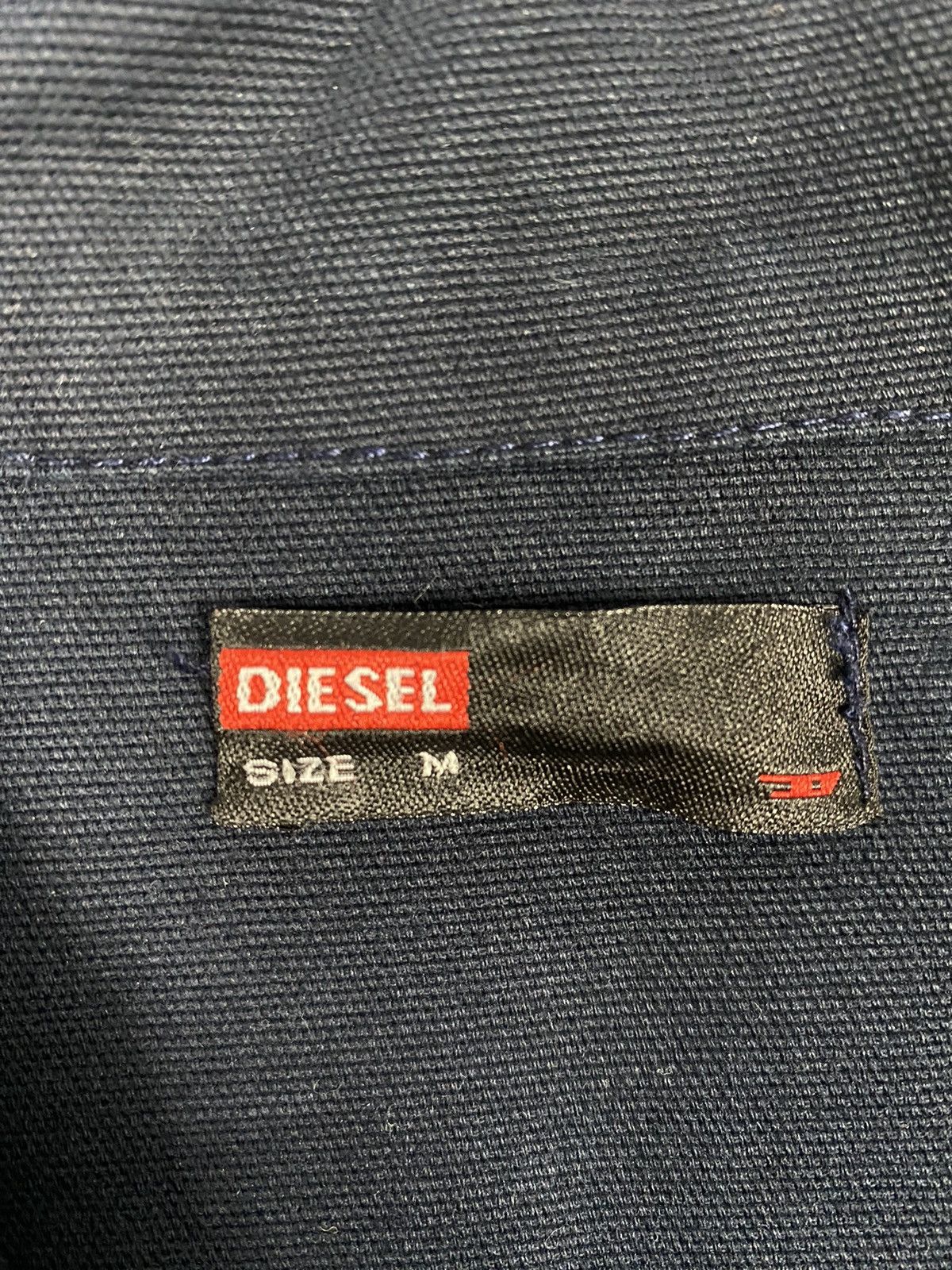 Designer × Diesel × Vintage Vintage 00s Diesel Avant Garde Denim Jacket Size US M / EU 48-50 / 2 - 16 Thumbnail