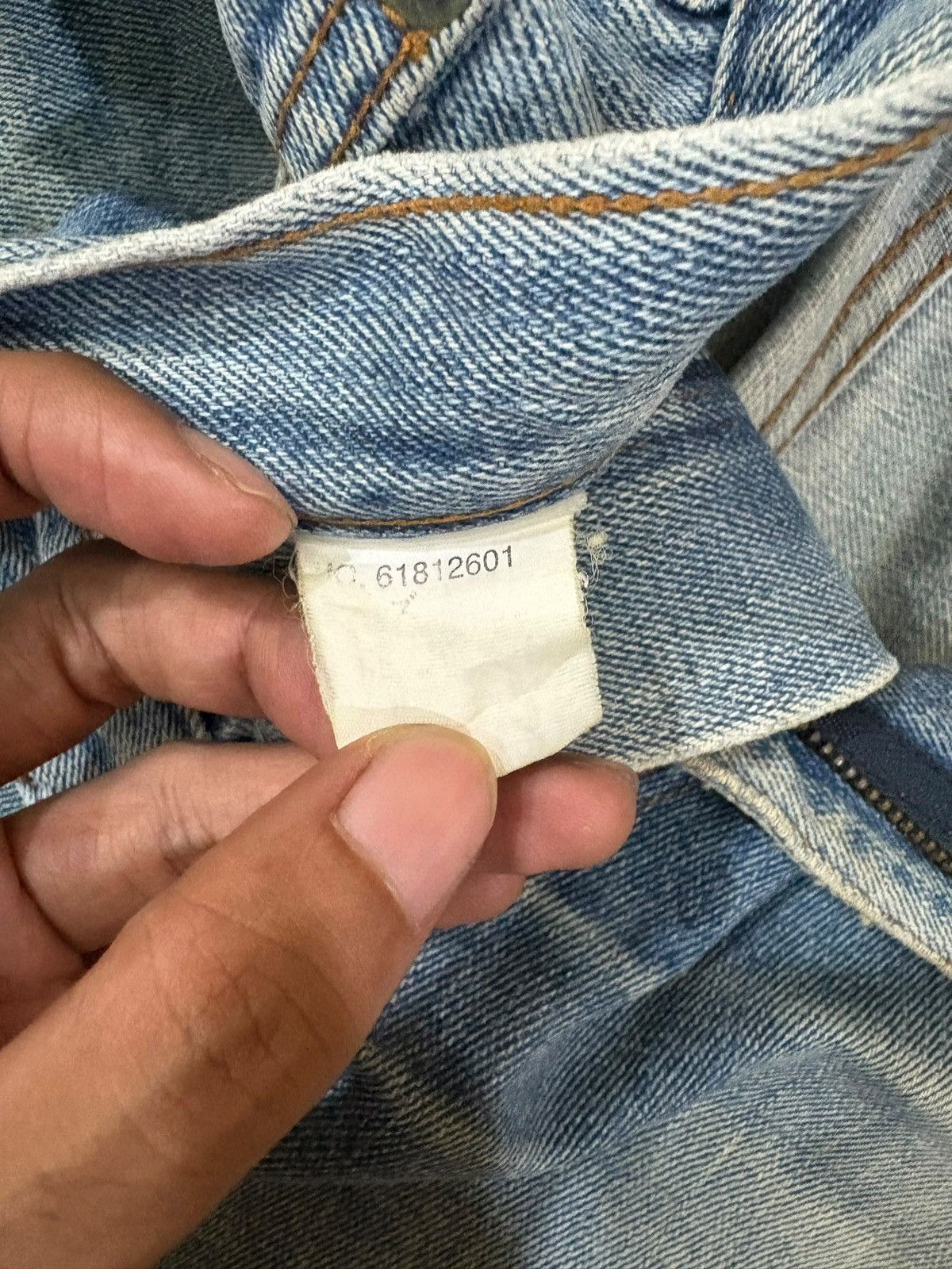Japanese Brand Vintage Japanese Brand Mud Wash Patches Loose Jeans Size US 32 / EU 48 - 10 Thumbnail
