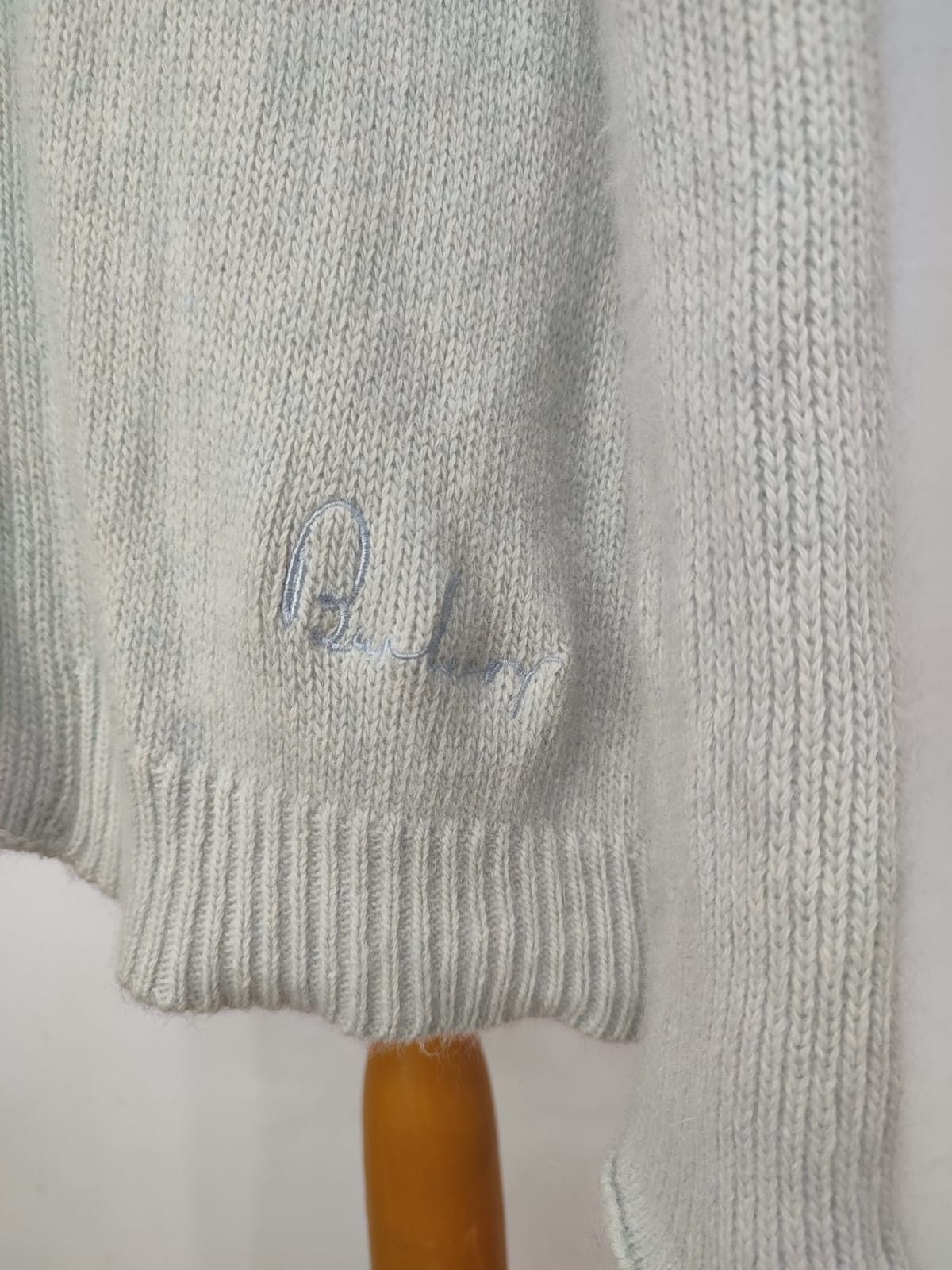 Burberry × Designer × Vintage 💥Vintage Burberry Long Knitwear Size XL / US 12-14 / IT 48-50 - 5 Thumbnail