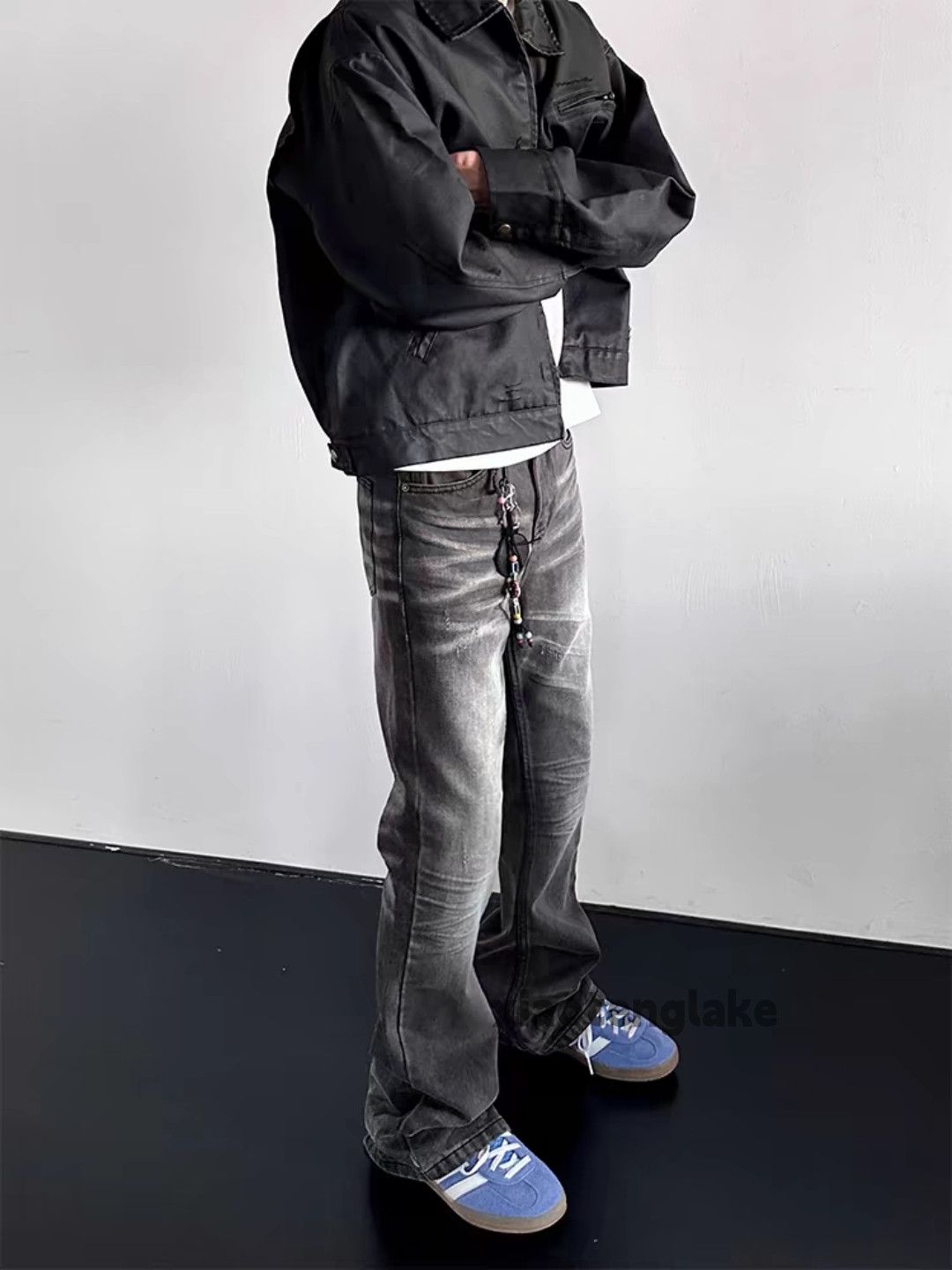 Jean × Vintage washed faded cleanfit yuppie bootcut punk grunge jeans Size US 34 / EU 50 - 6 Thumbnail