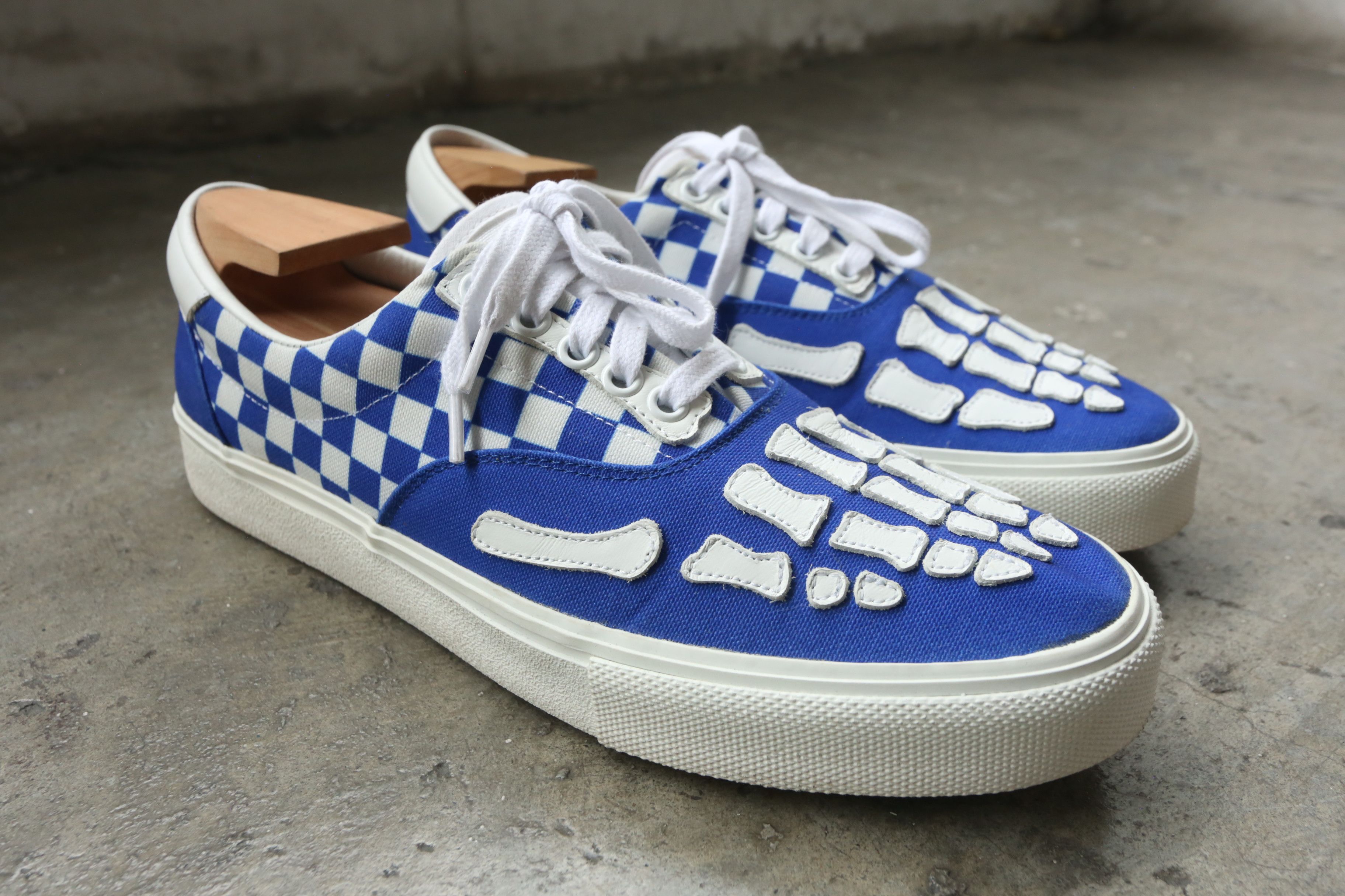 Amiri Amiri - F/W 20 - Checkered Skeleton Toe Sneakers Size US 9 / EU 42 - 1 Thumbnail