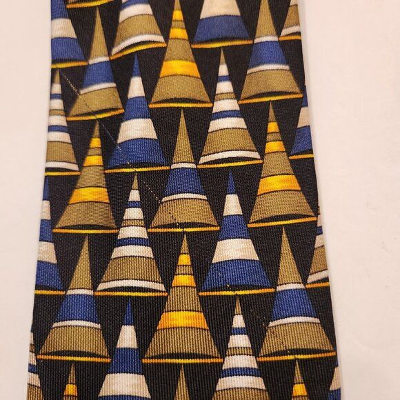 Gucci Gucci men's new black 100%silk tie 3 1/2" X 59" Size ONE SIZE - 2 Thumbnail