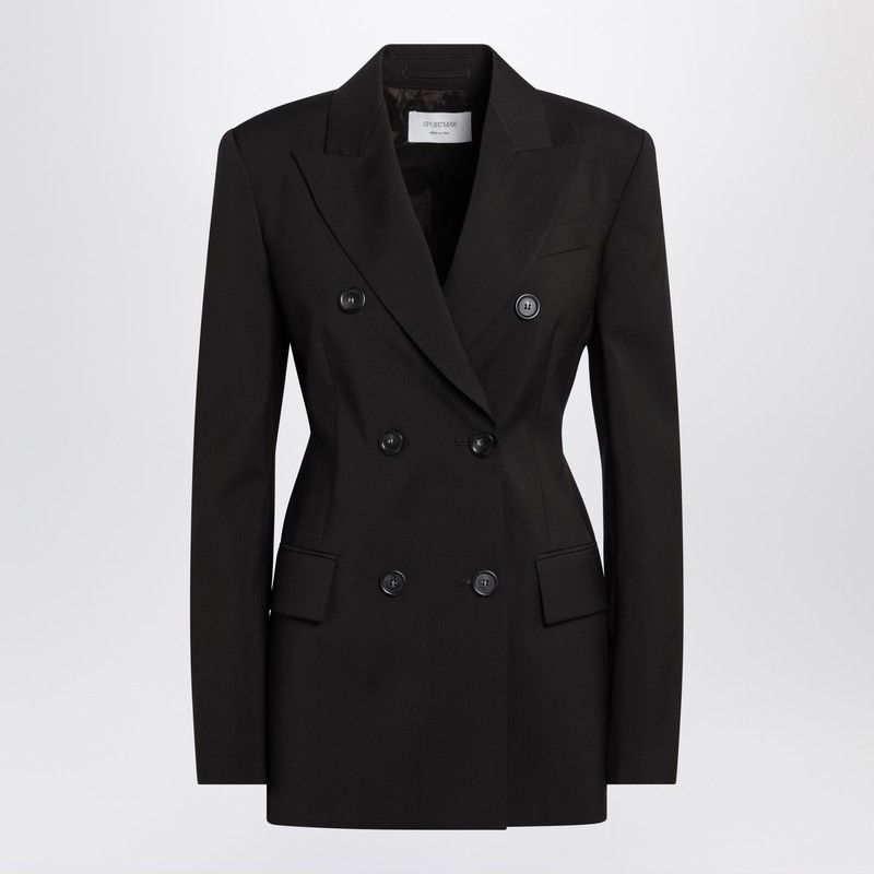 ジャケット Sportmax Double-Breasted Brown Wool Jacket Sportmax Sportmax Double-Breasted Brown Wool Jacket | Grailed