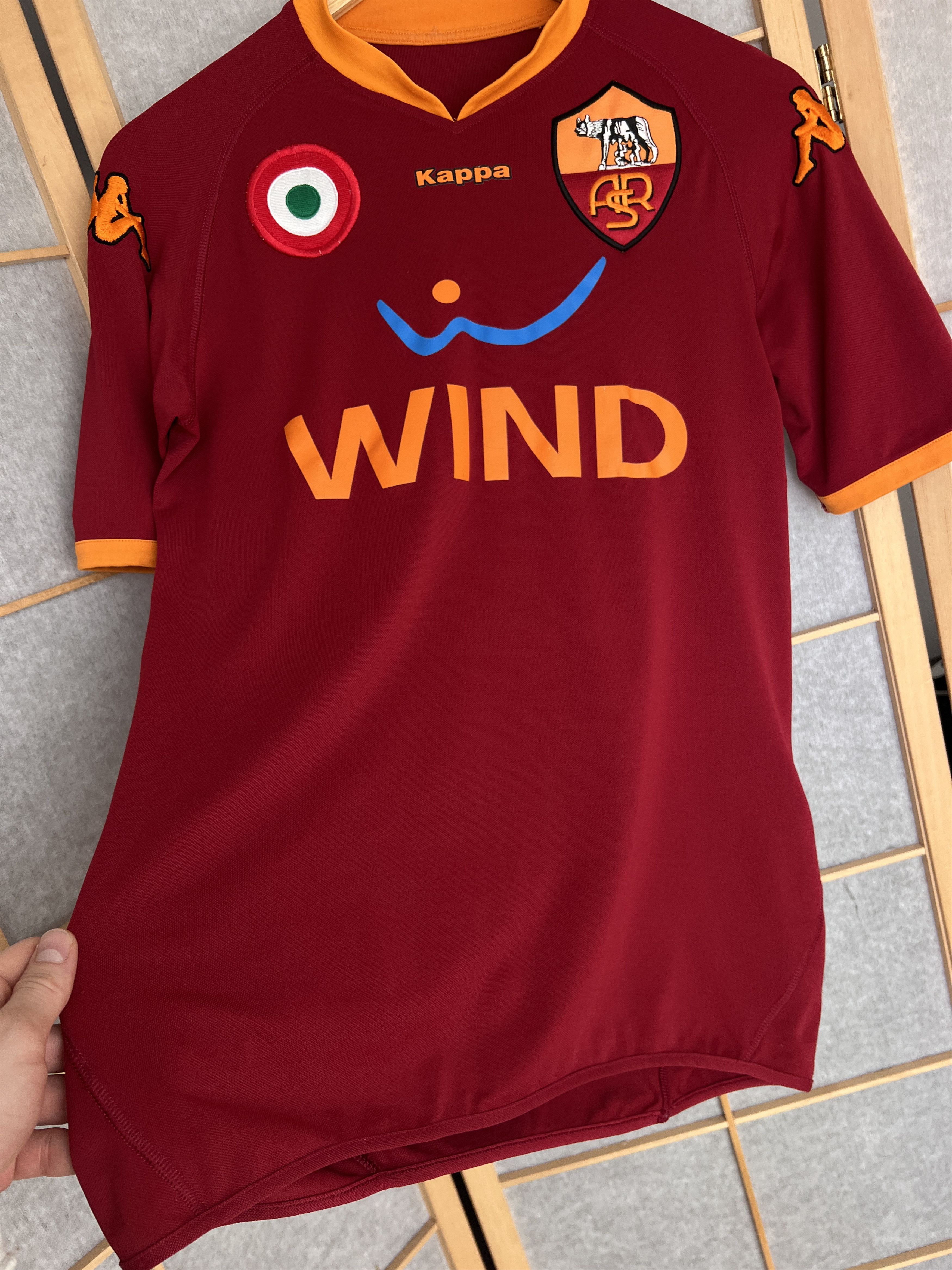 Kappa Rare Kappa AS Roma vintage 2007 home football jersey stretch Size US S / EU 44-46 / 1 - 13 Thumbnail
