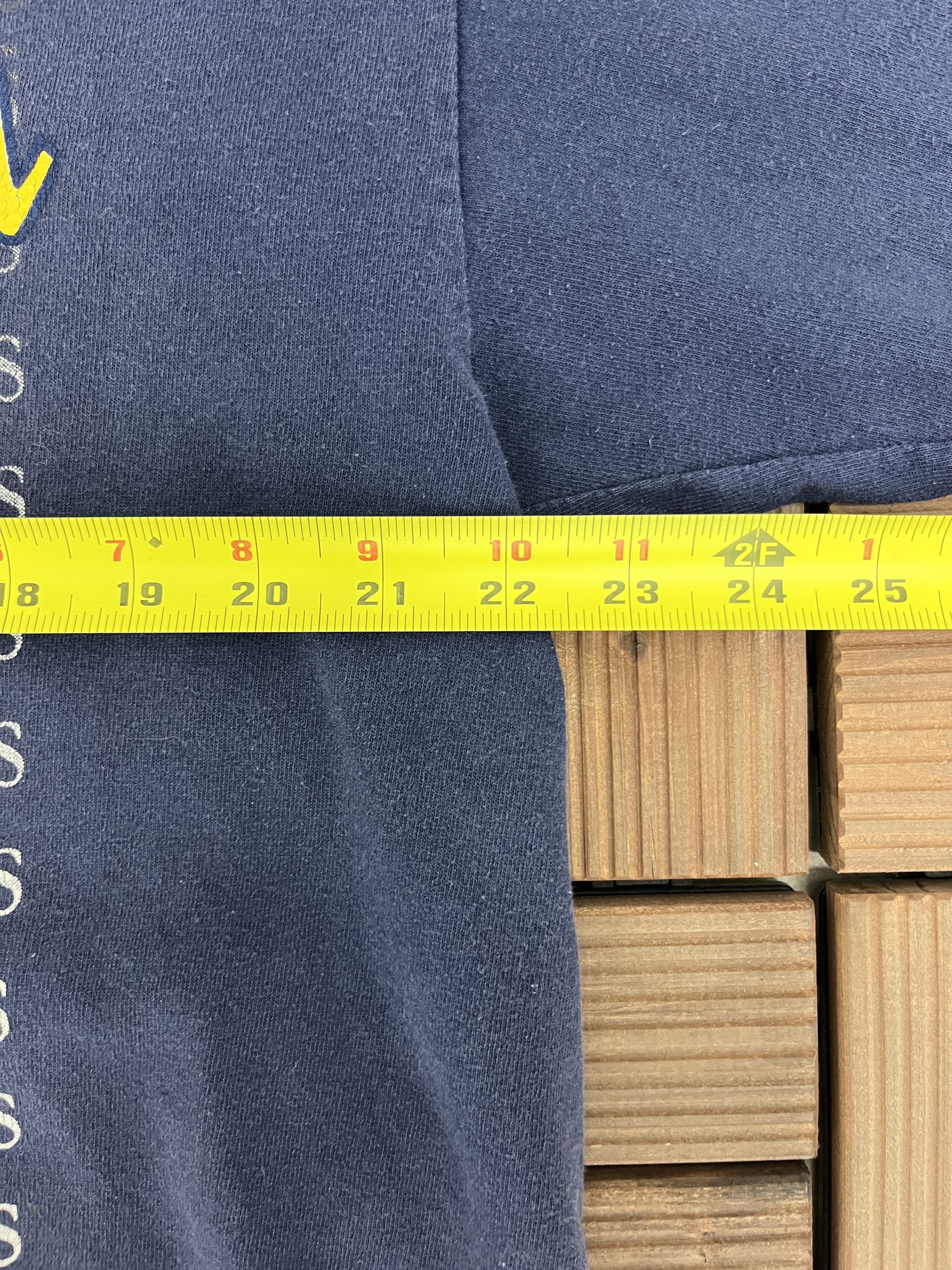 Vintage Michigan Wolverines Spell Out Vintage Blue T-Shirt Tee Size US XL / EU 56 / 4 - 7 Thumbnail