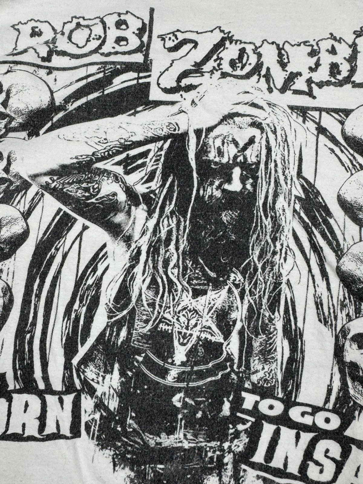 Band Tees × Vintage Vintage 00s Rob Zombie I was born to go insane graphic tee Size US XL / EU 56 / 4 - 5 Thumbnail