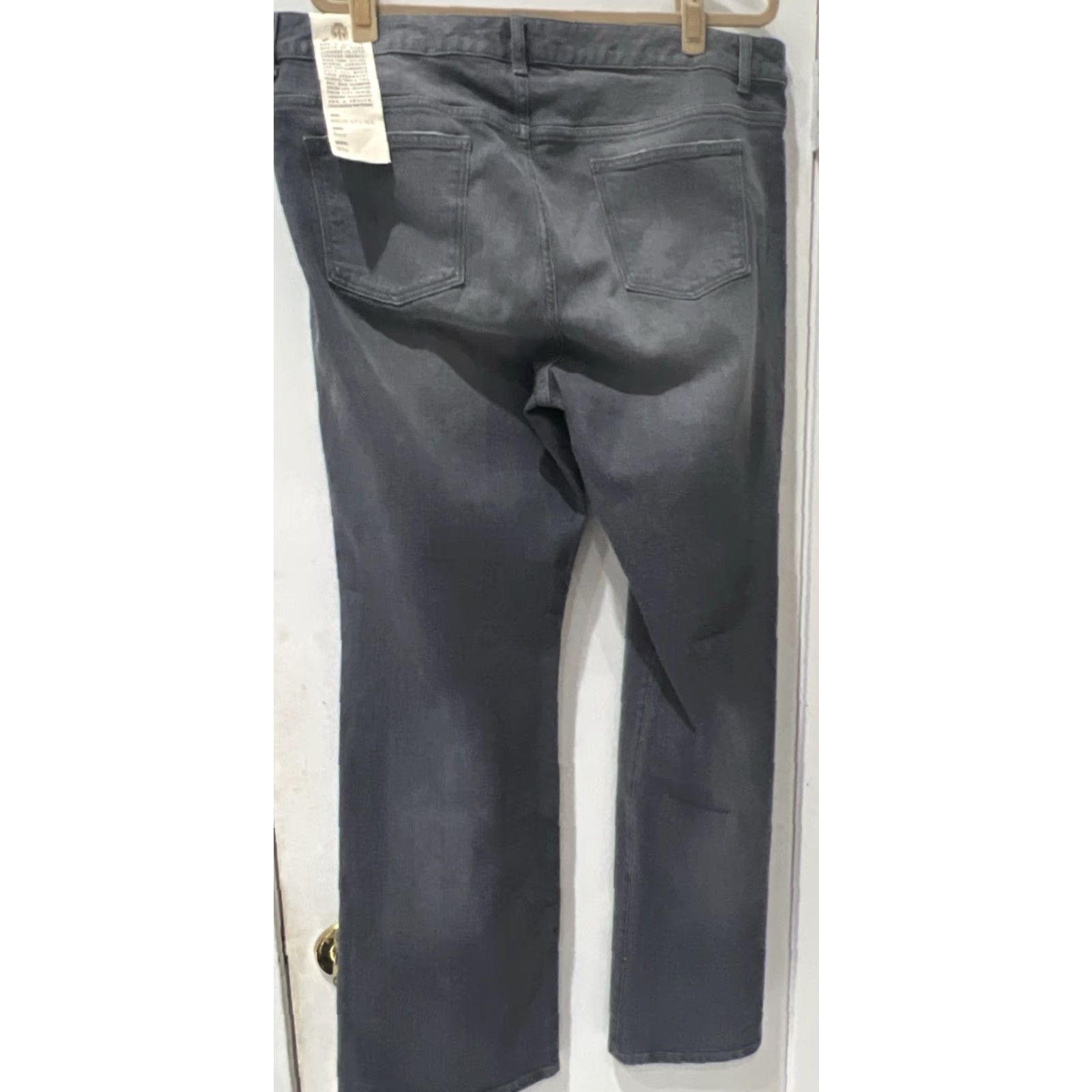 Talbots Talbots Jeans Womans 20W Gray Denim Stretch Straight High Rise 33.5in Inseam Plus Size Jeans Womens Regular/Plus Size Size 42" / US 20 - 2 Thumbnail