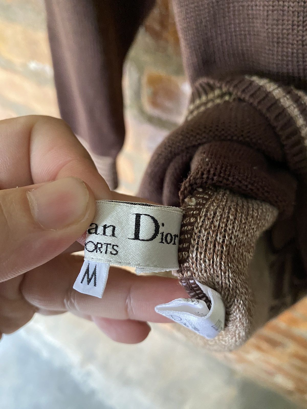 Dior 1990s Cristian Dior CD turtle neck wool jacquard Size M / US 6-8 / IT 42-44 - 12 Thumbnail