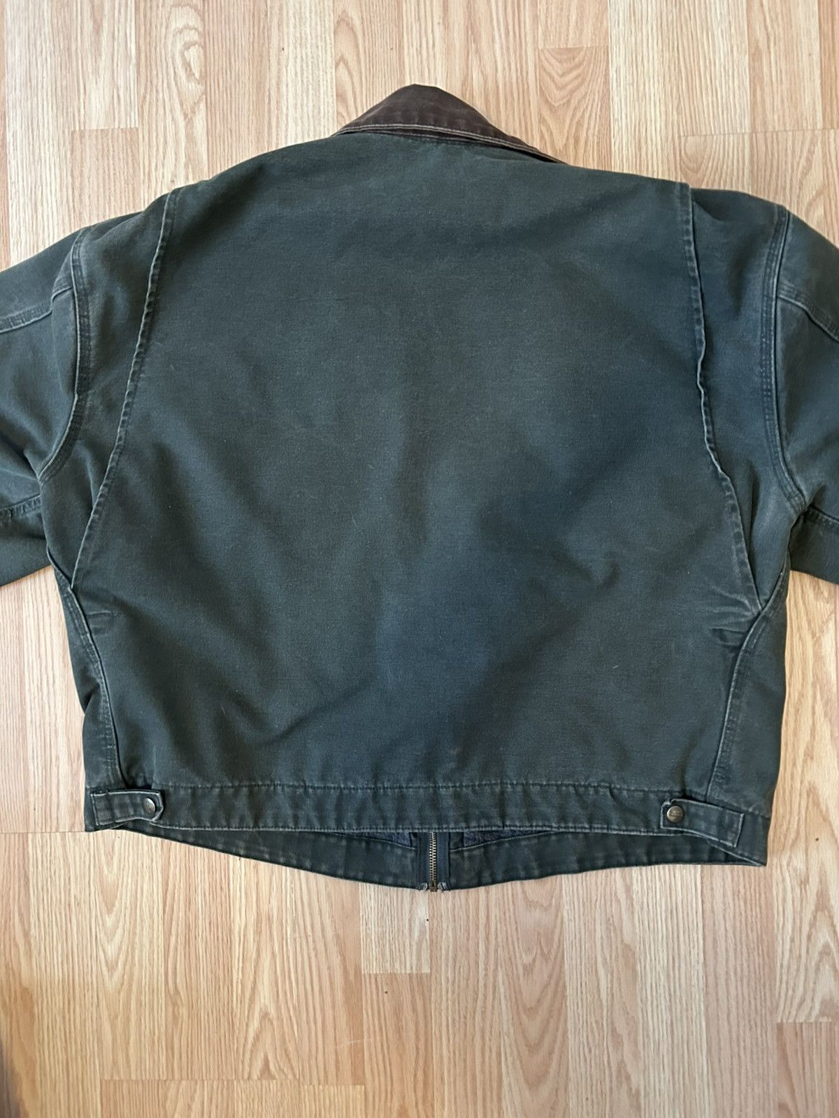 Carhartt × Vintage Carhart jacket, J97 MOS, faded green moss, 2XL Size US XXL / EU 58 / 5 - 4 Thumbnail