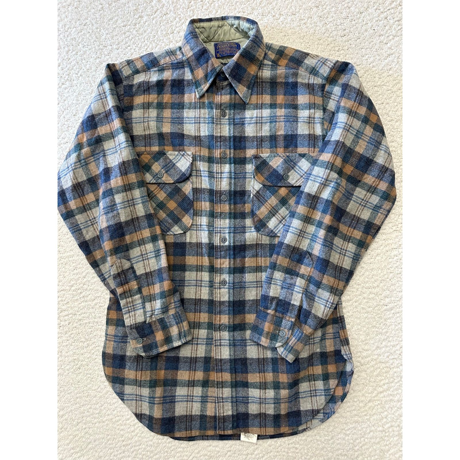 Pendleton Vtg 70s Pendleton Long Sleeve Button Down Wool Shirt Small Size US S / EU 44-46 / 1 - 1 Thumbnail
