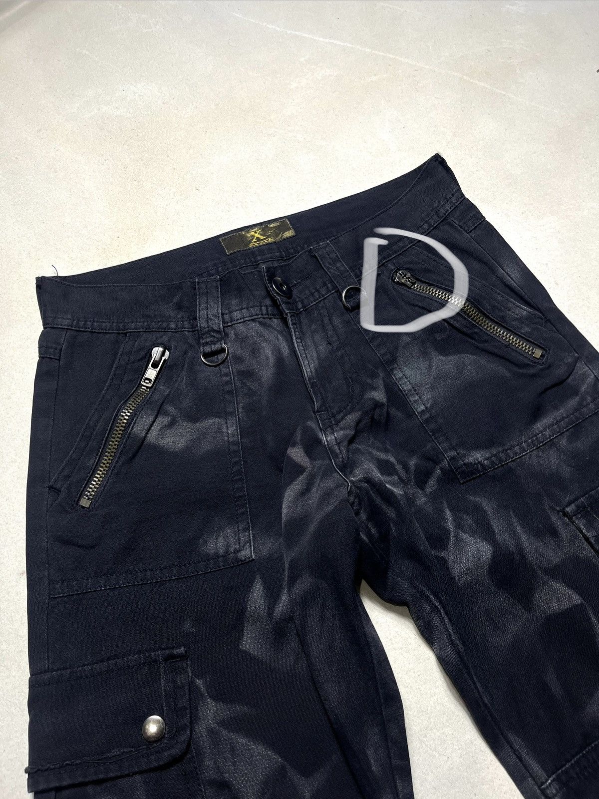 Le Grande Bleu (L.G.B.) 💸ACCEPT BINDING💸 Xrfm bleach bondage denim pant Size US 30 / EU 46 - 4 Thumbnail