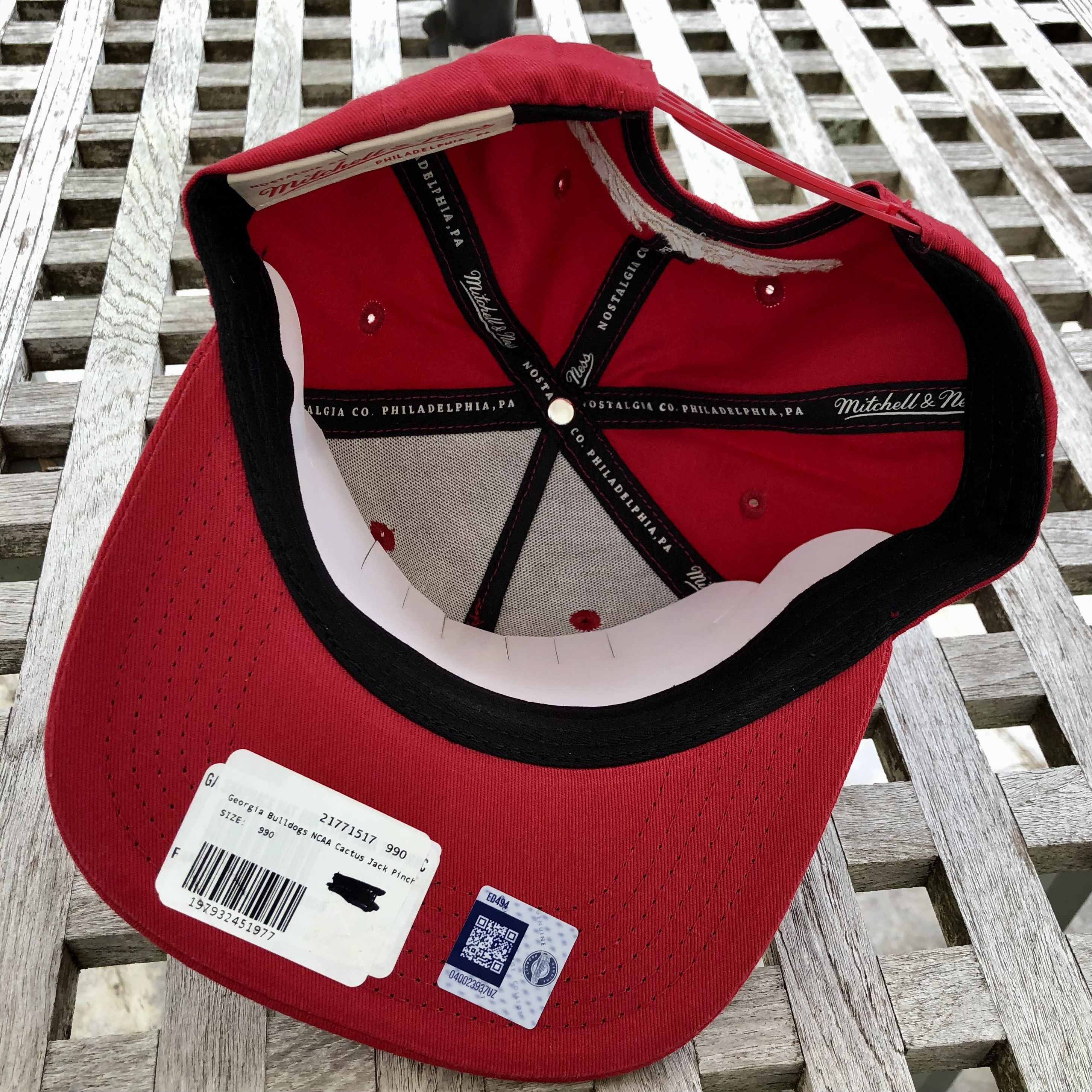Mitchell & Ness × Travis Scott UGA Georgia Bulldogs Cactus Jack Travis Scott Snapback Hat Size ONE SIZE - 5 Thumbnail