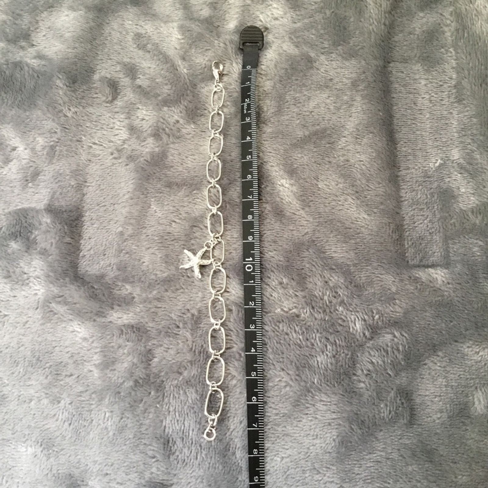 Other Silver Classic Multi-Chain with Starfish Bracelet Size ONE SIZE - 5 Thumbnail