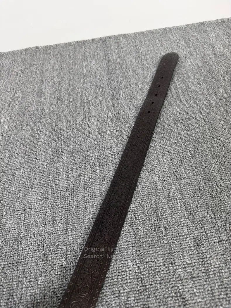 Saint Laurent Paris Saint Laurent Paris Paisley carved long rectangular buckle Size ONE SIZE - 2 Thumbnail
