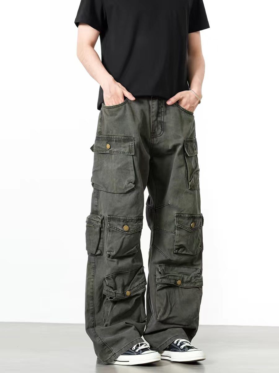 Other Cargo Pants with a Distressed Look and Multiple Pockets Size US 34 / EU 50 - 2 Thumbnail
