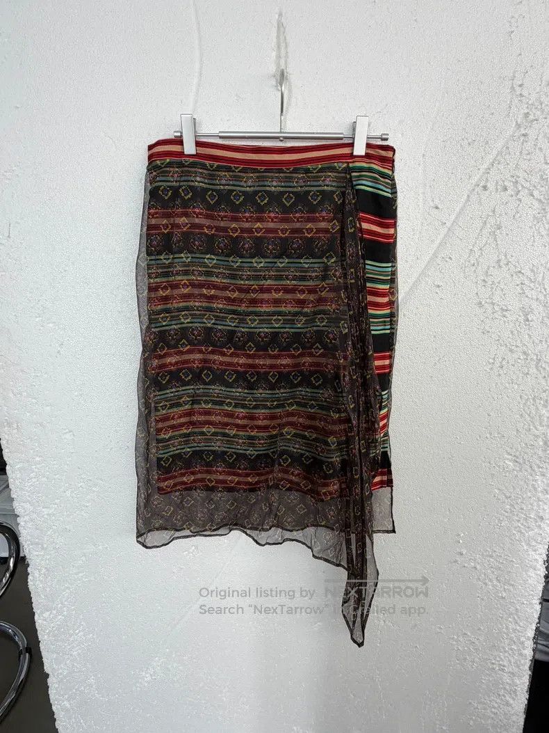 Dries Van Noten Dries Van Noten Brown Midi Skirt Size 24" / US 00 / IT 34 - 1 Thumbnail